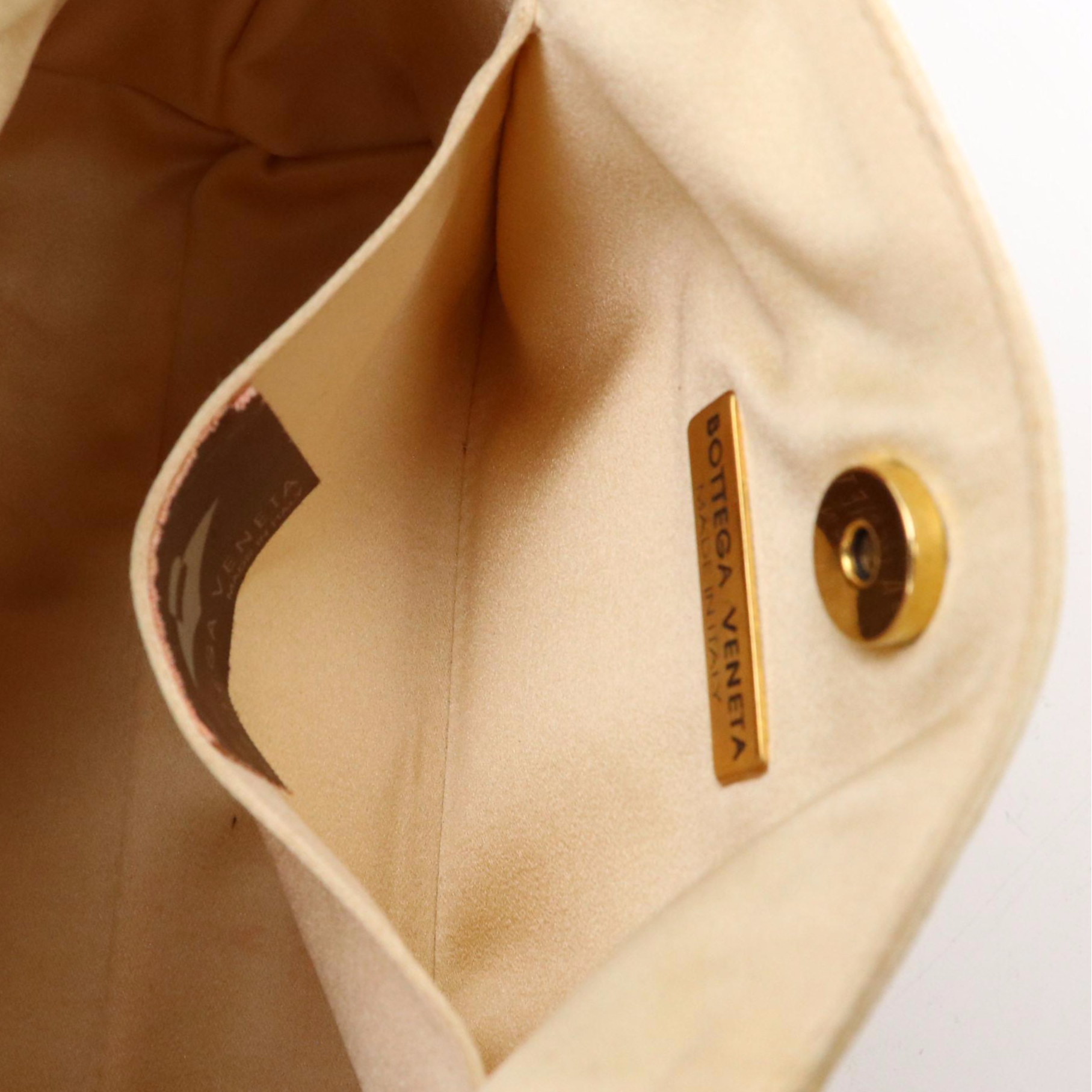 Bottega Veneta Intrecciato Satin Handbag