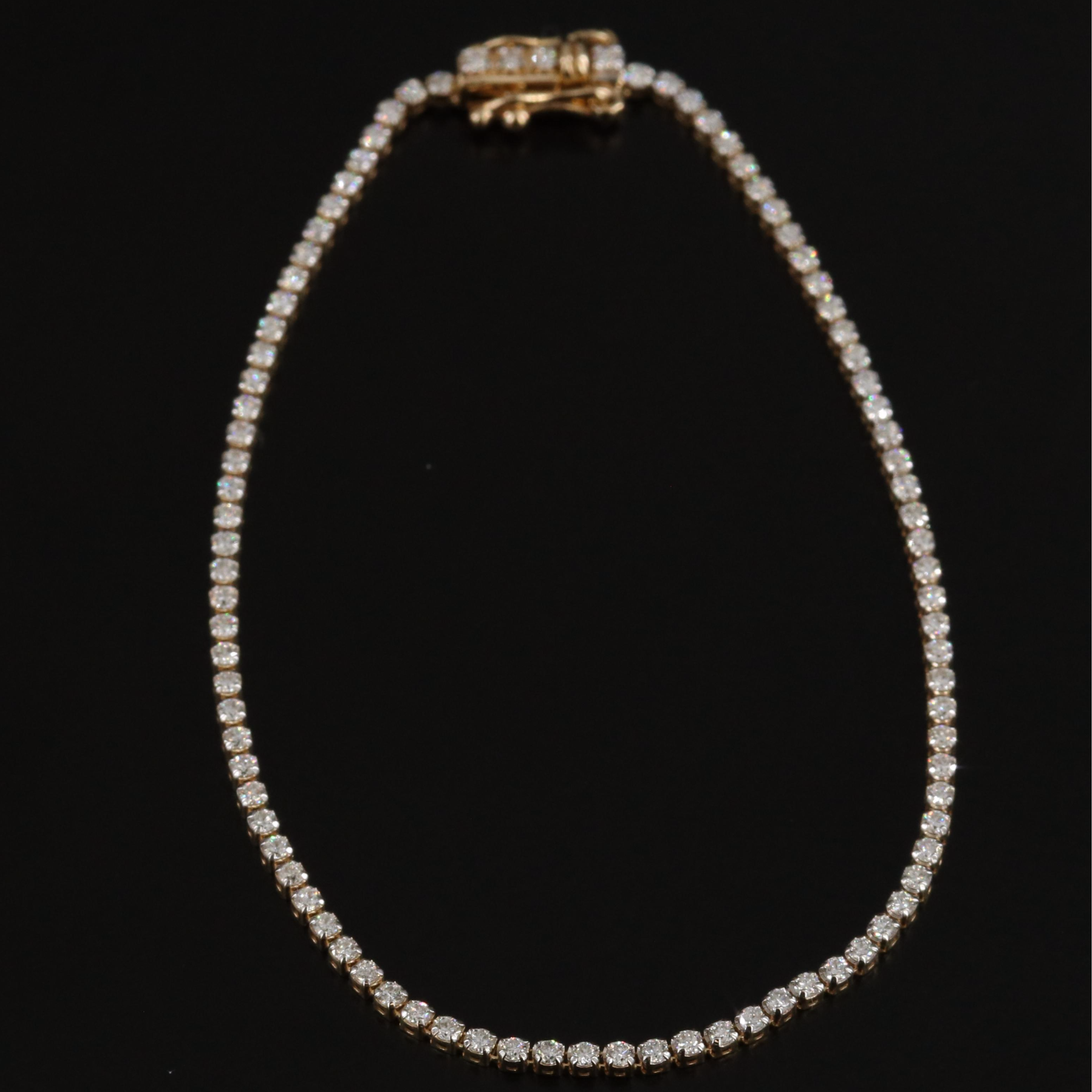 14K 1.00 CTW Lab Grown Diamond Bracelet