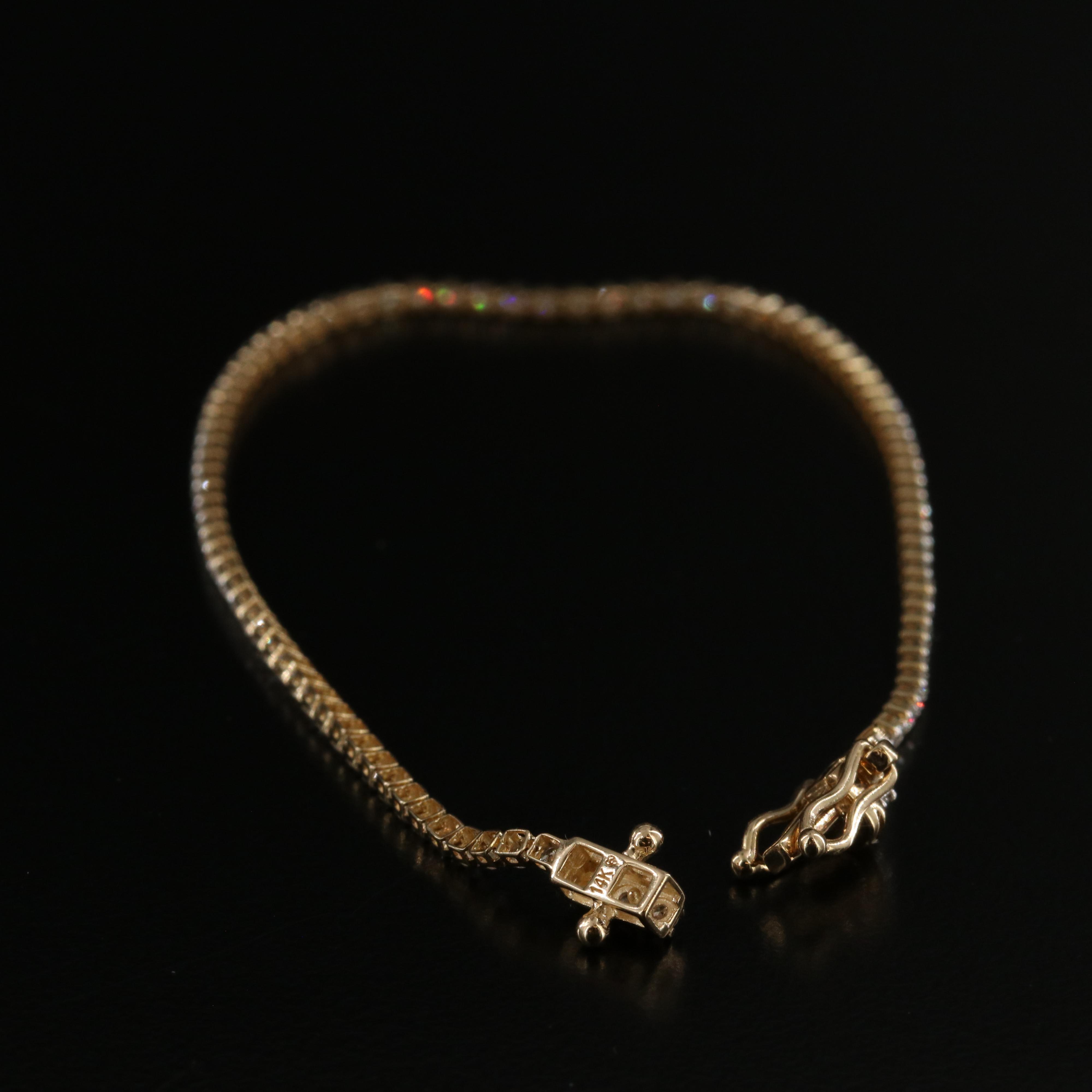 14K 1.00 CTW Lab Grown Diamond Bracelet