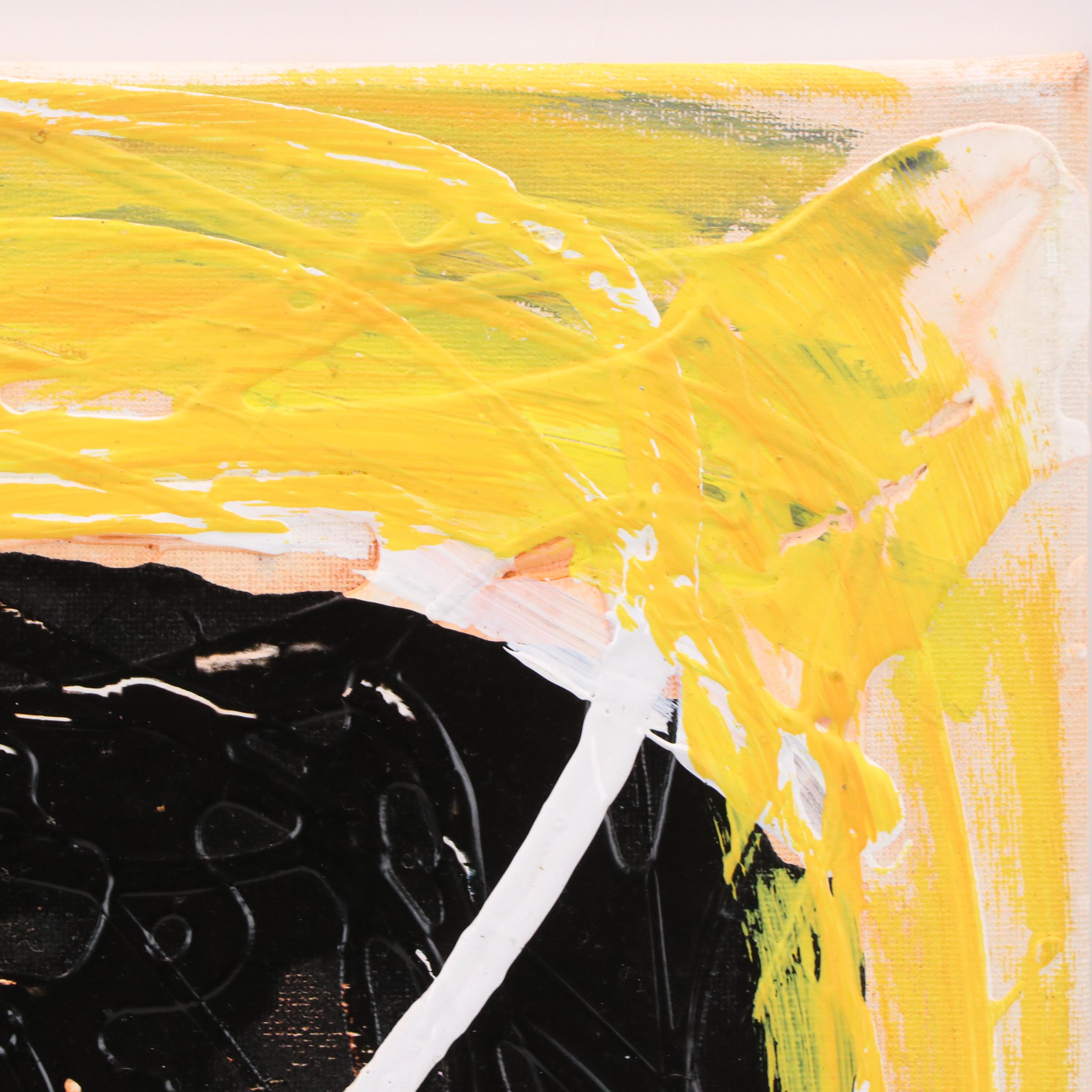 Abiola Idowu Stylized Mixed Media Portrait "Wealth," 2023