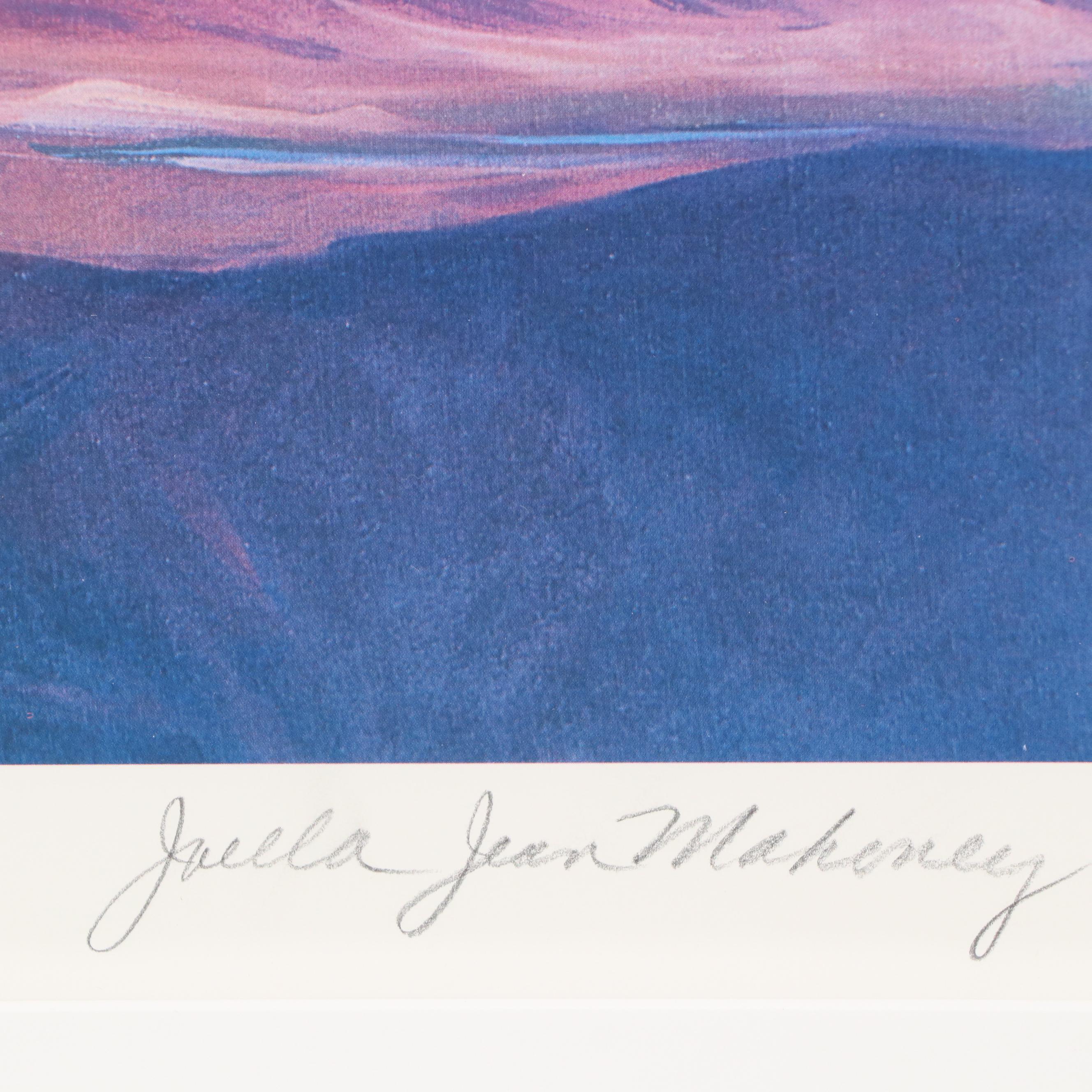 Joella Jean Mahoney Offset Lithograph "Mystery Ridge"