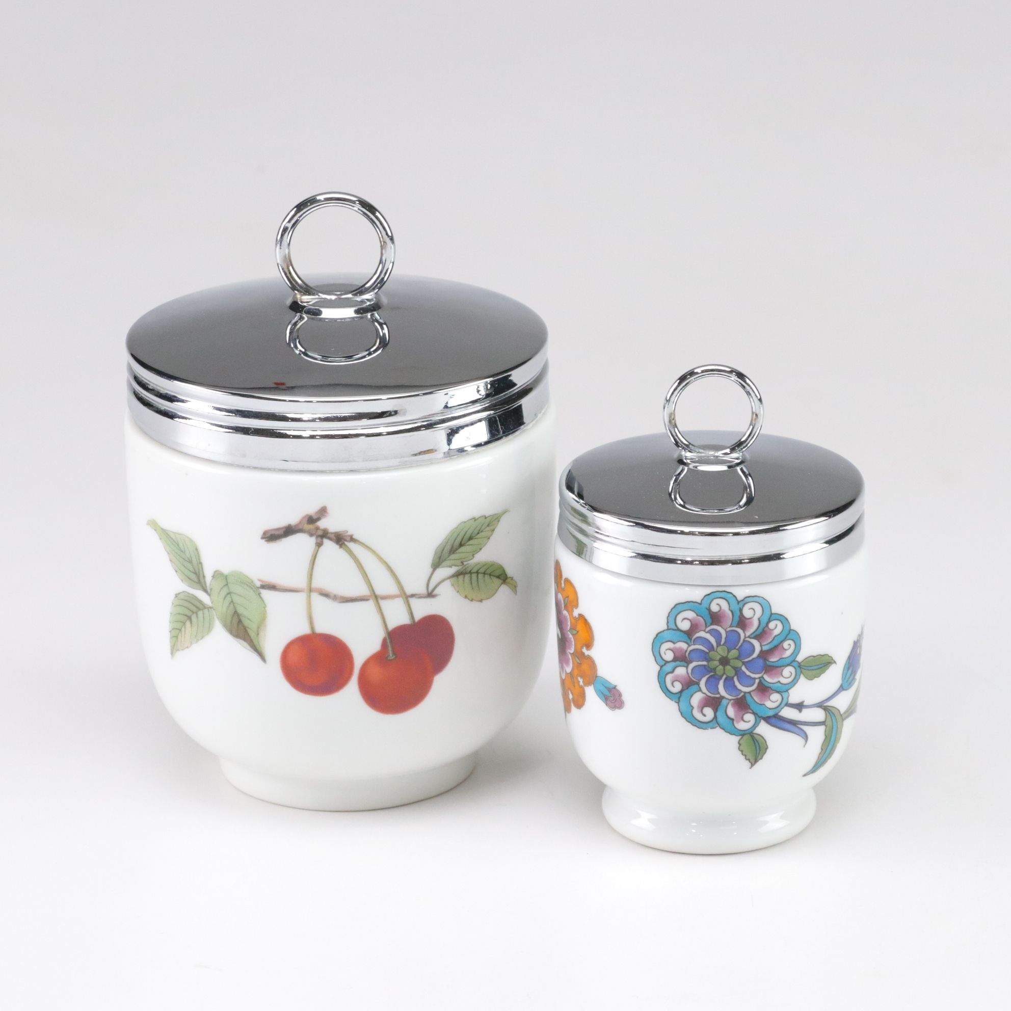 Royal Worcester Porcelain "Maxime", Recipe Book & Egg Coddler Made In England