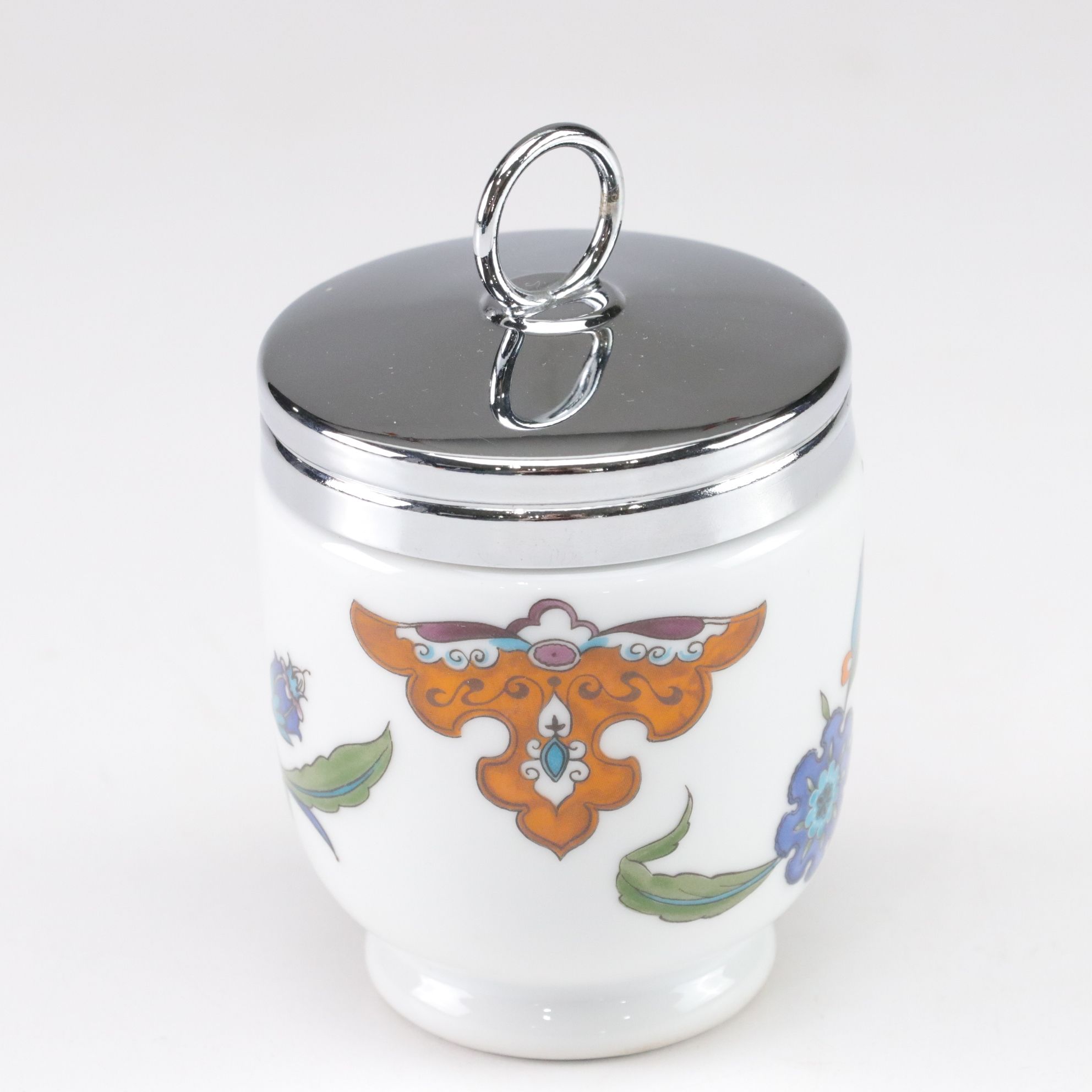 Royal Worcester Porcelain "Maxime", Recipe Book & Egg Coddler Made In England