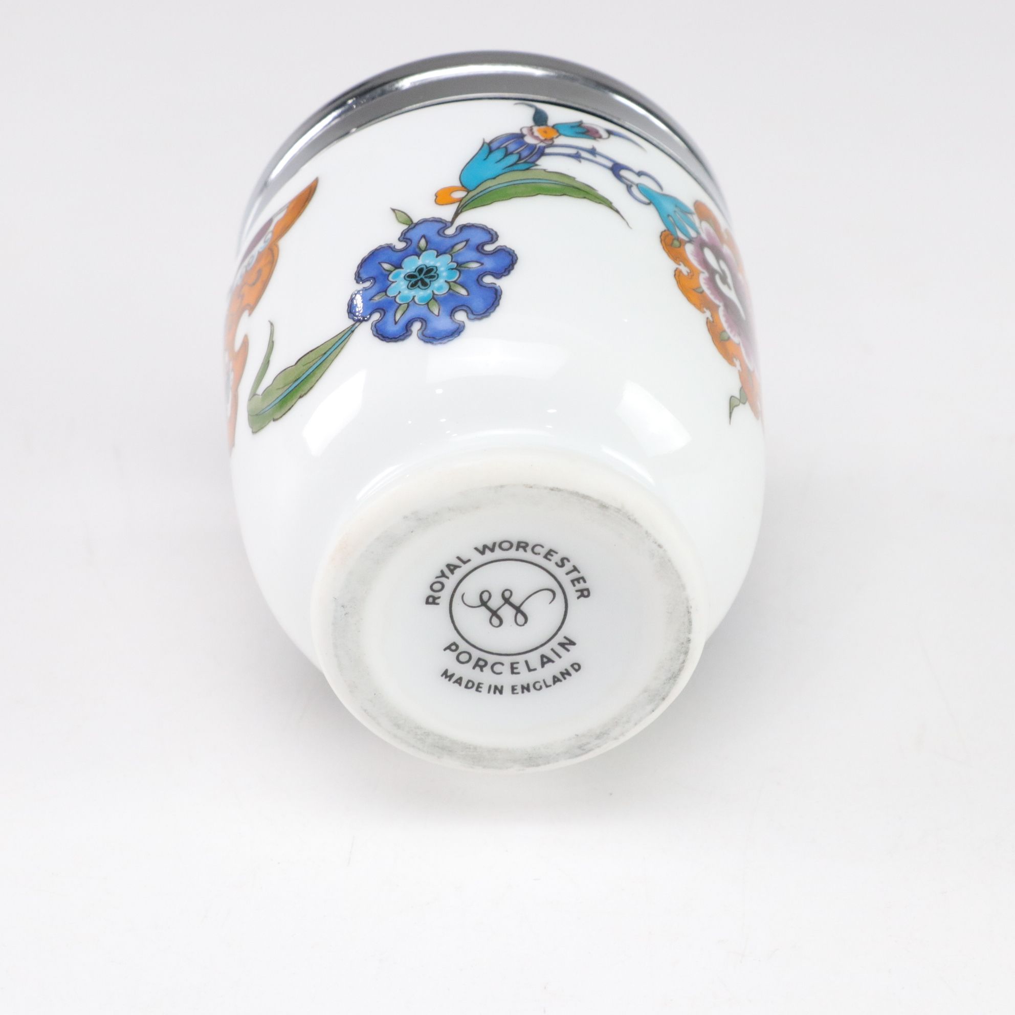 Royal Worcester Porcelain "Maxime", Recipe Book & Egg Coddler Made In England