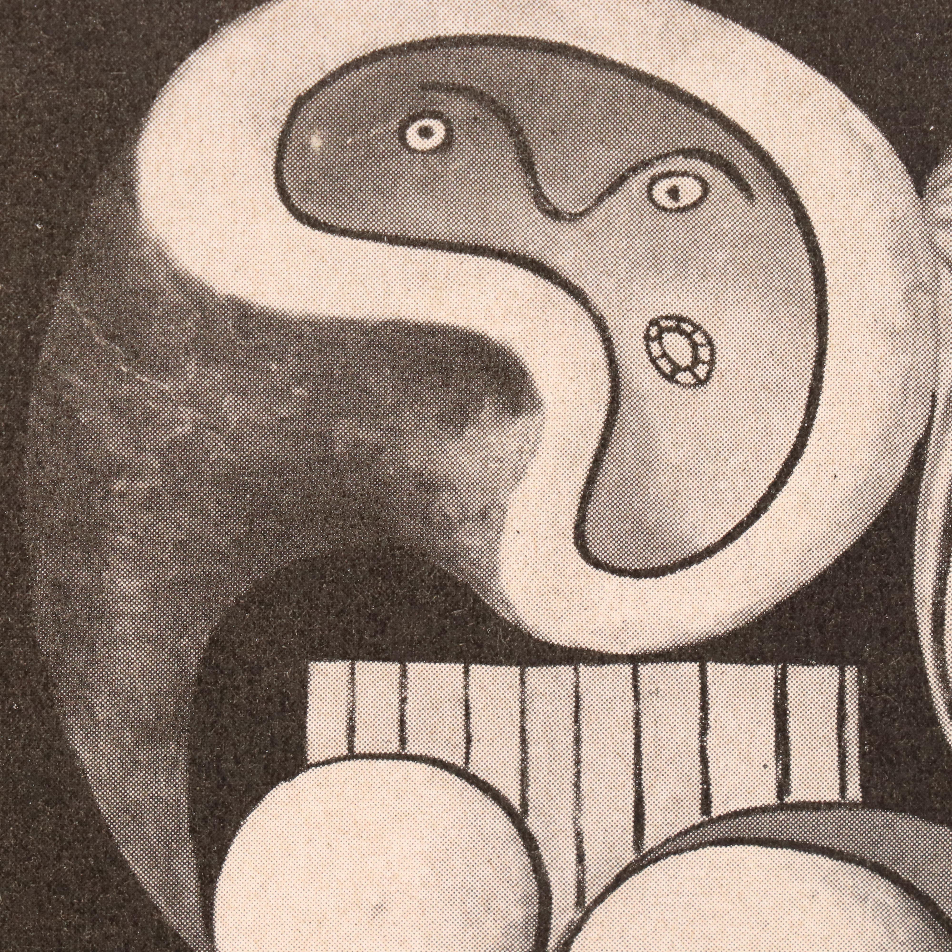 Halftone After Pablo Picasso "La Dame à la Fleur," Late 20th Century