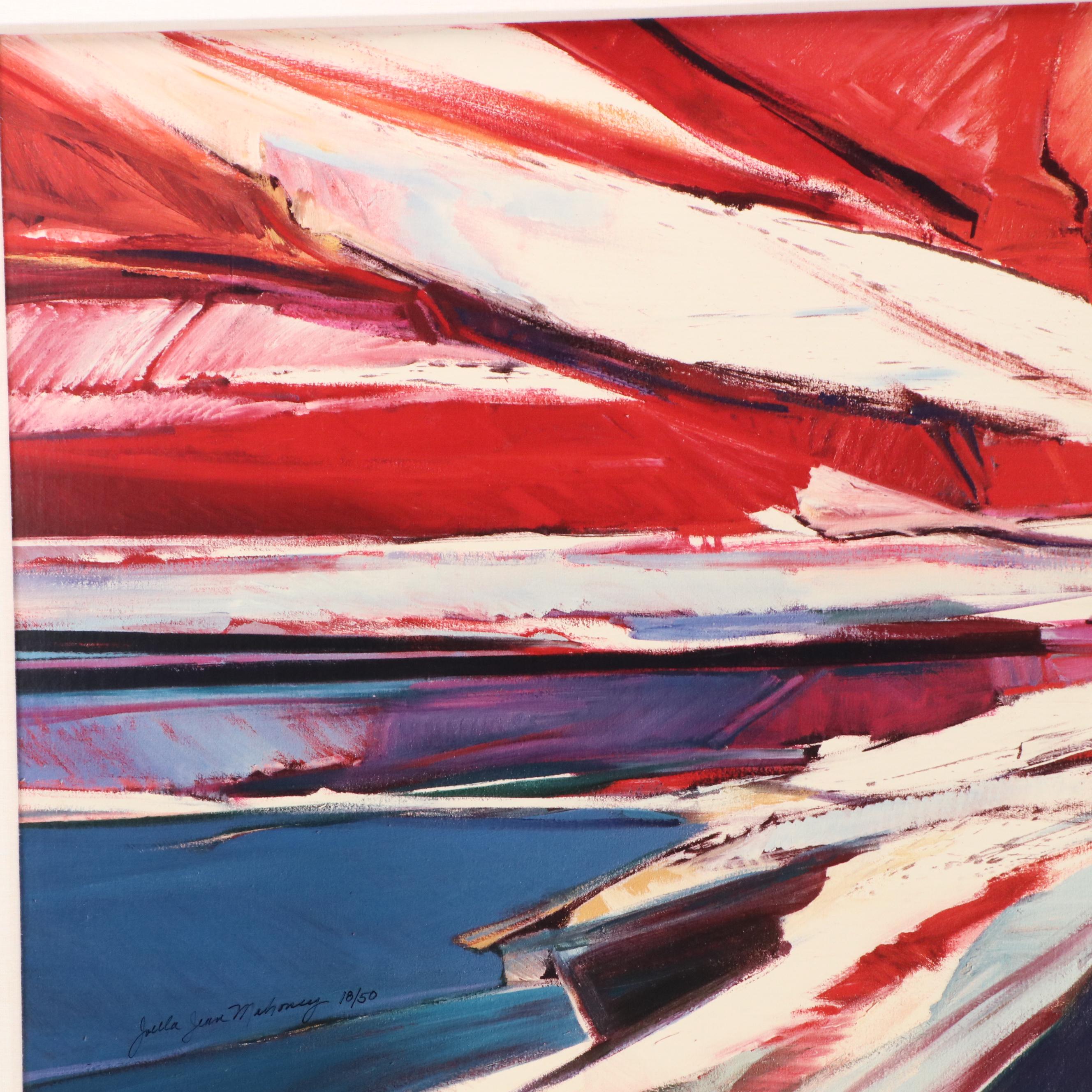 Joella Jean Mahoney Giclee "San Francisco 21 (Alcatraz)," 21st Century