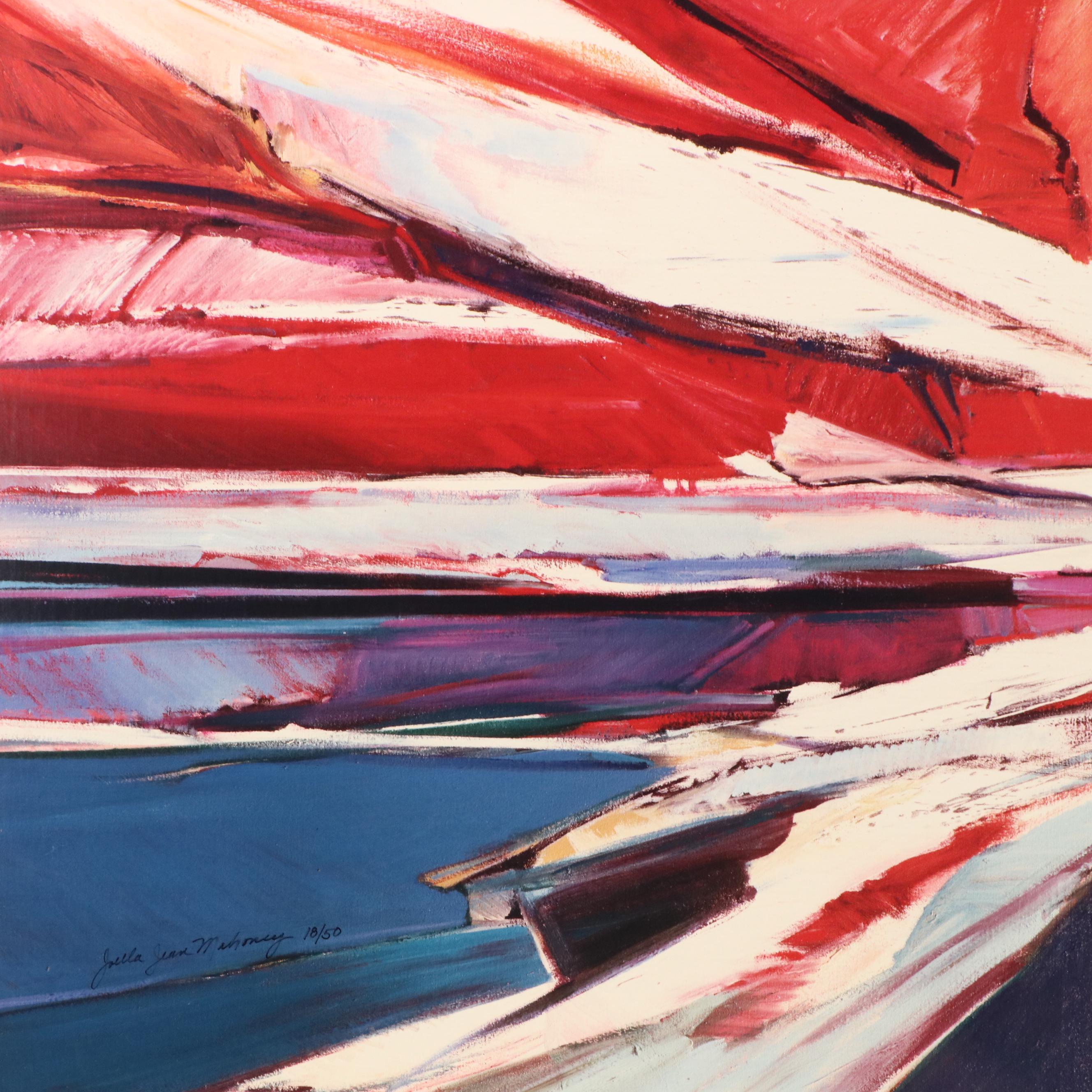 Joella Jean Mahoney Giclee "San Francisco 21 (Alcatraz)," 21st Century