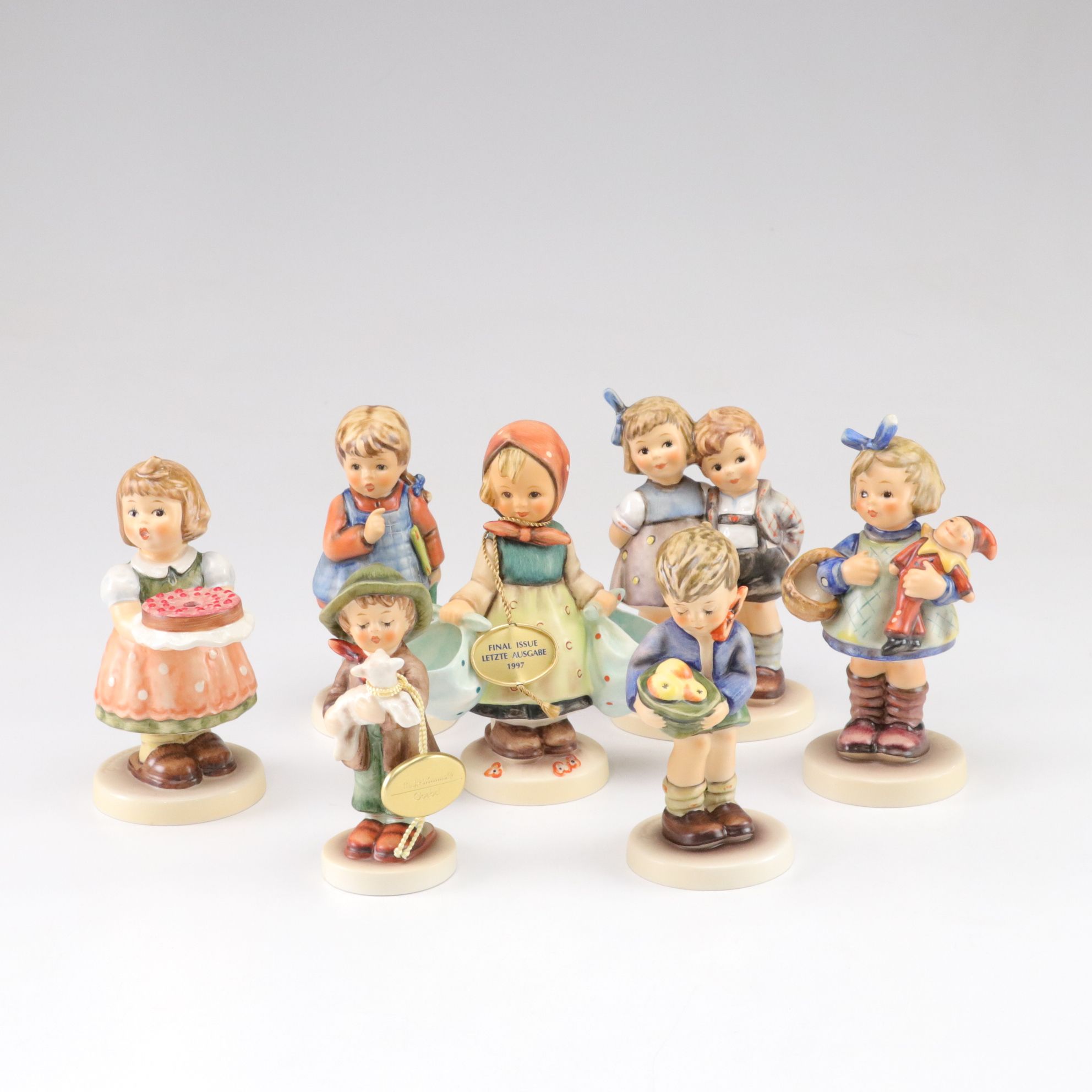 Goebel Final Issue "Mother's Darling" and Other Hummel Porcelain Figurines