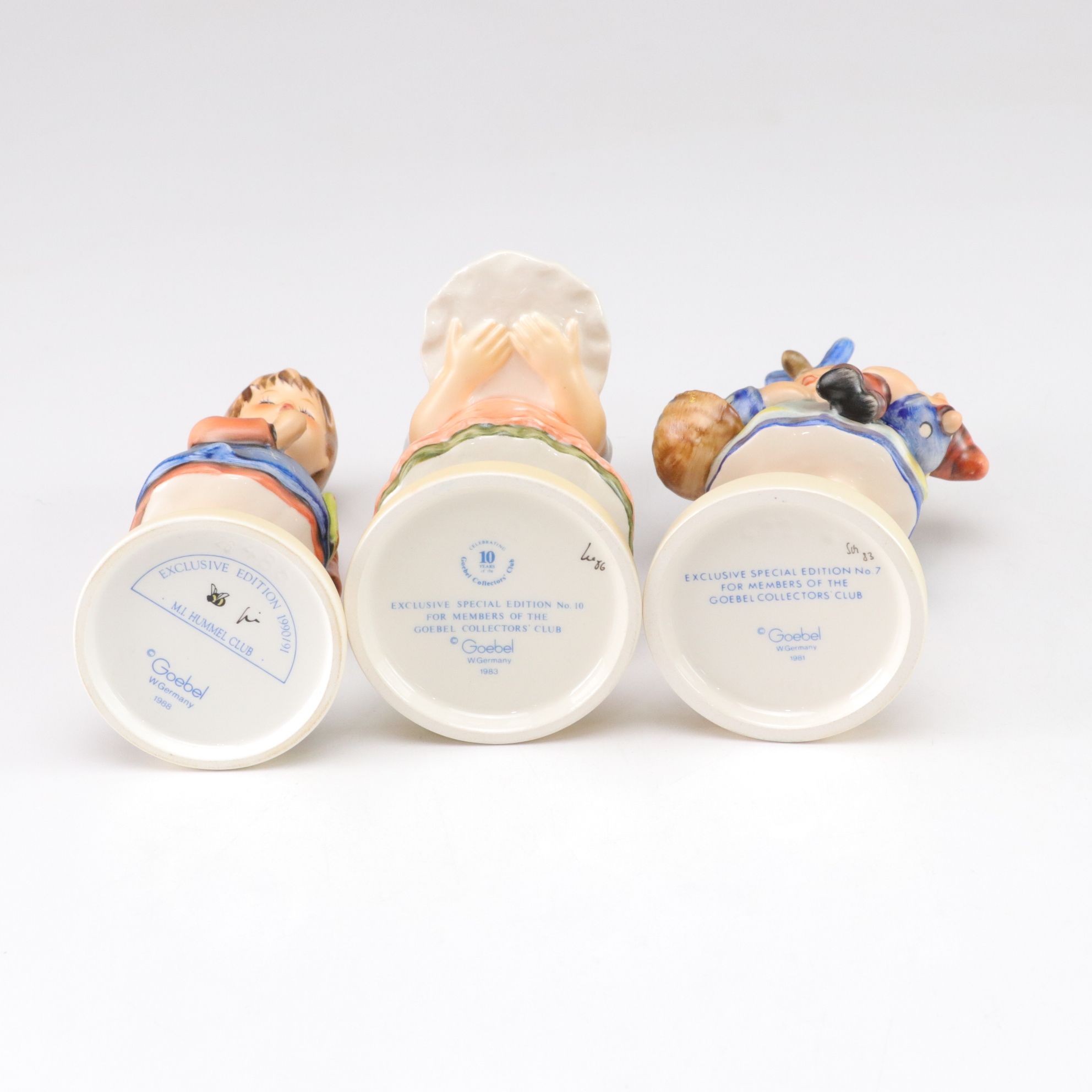 Goebel Final Issue "Mother's Darling" and Other Hummel Porcelain Figurines