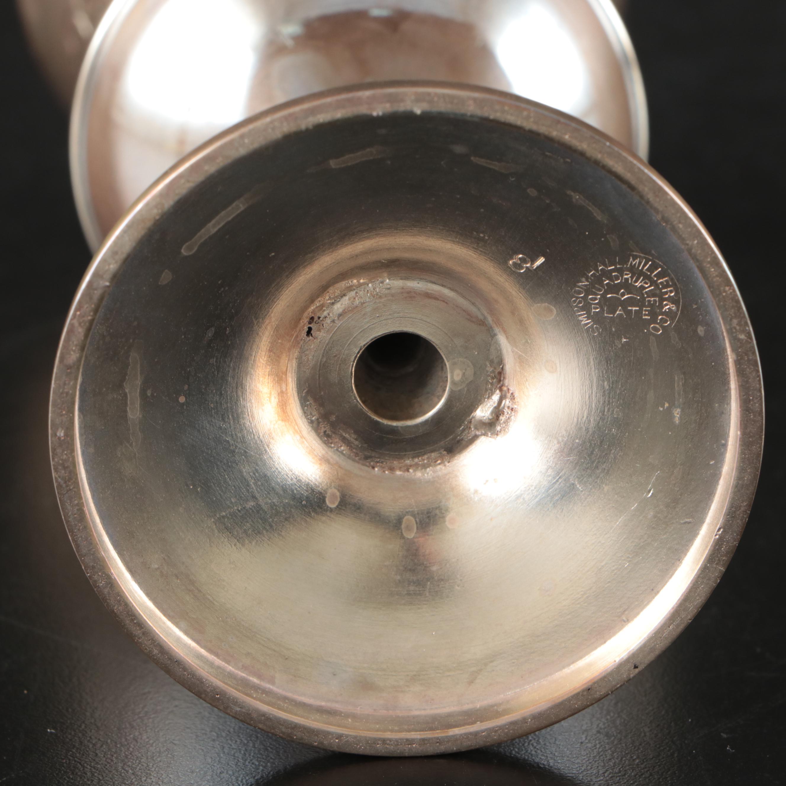 Reed & Barton "Jamestown" Silver Plate Tea and Coffee Service with Kiddush Cup