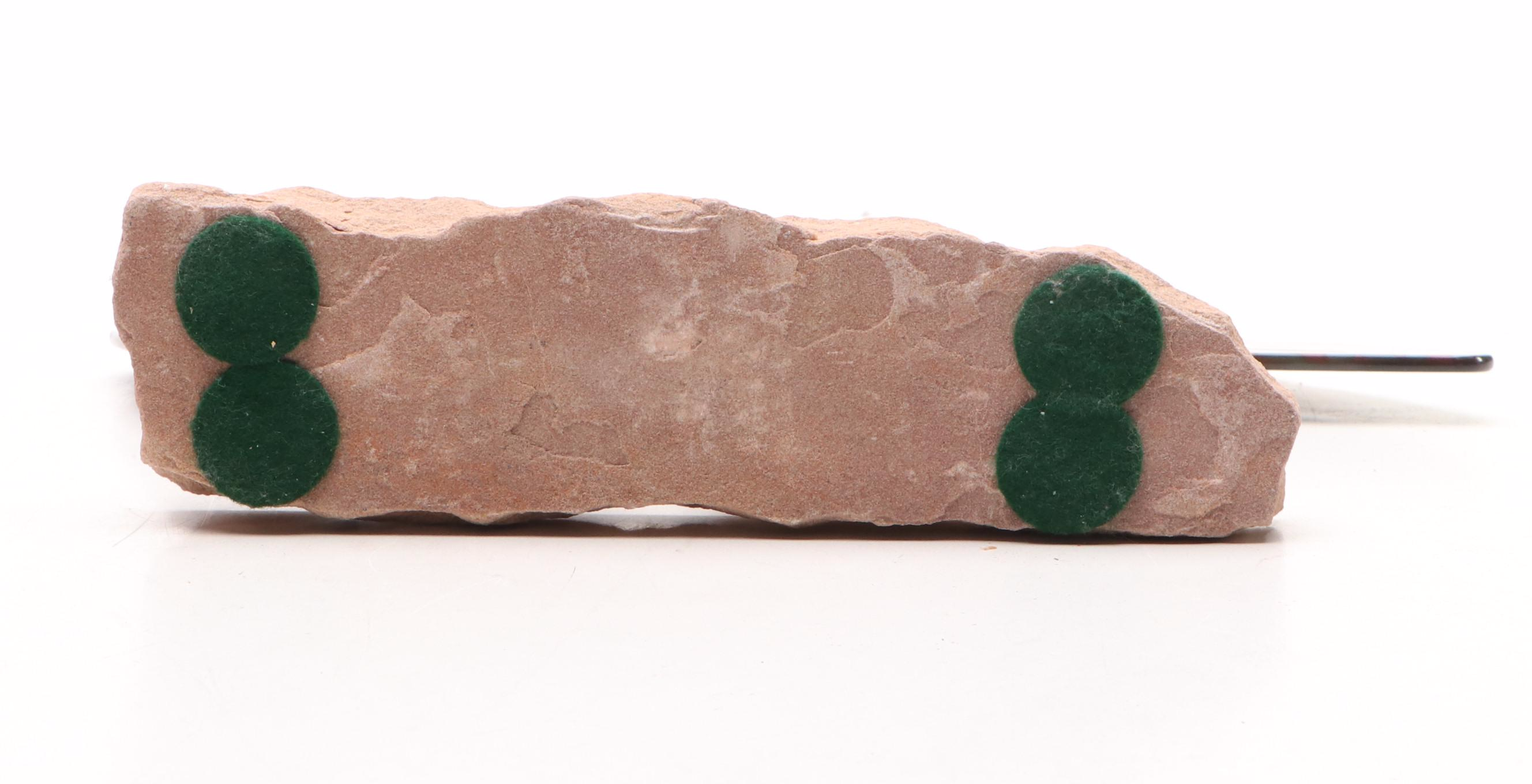 Southwestern Style Heartline Fetish Bear Cutout with Red Ceramic Vase