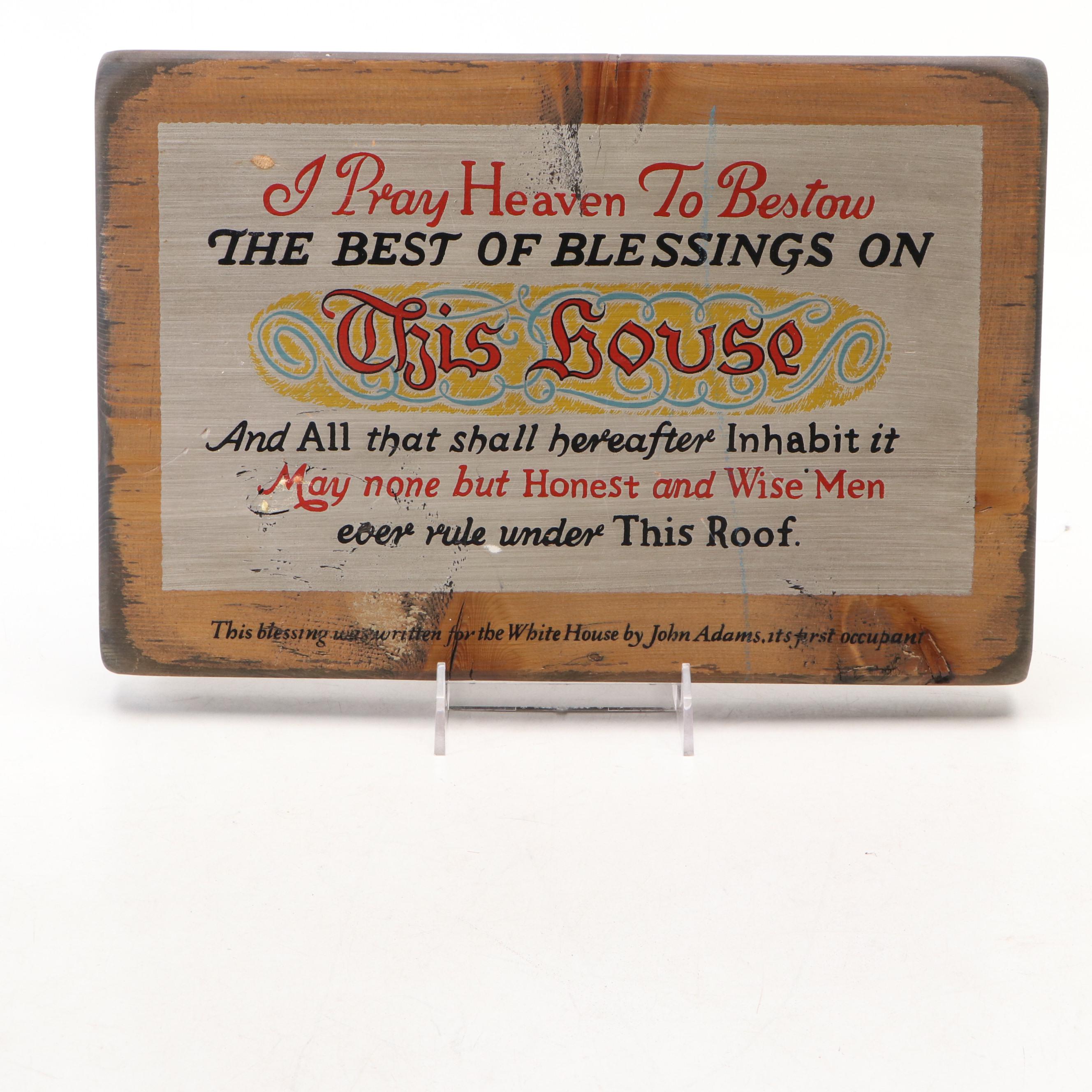 Yorkraft Handcrafted Sign with Duck Basket and Coffee Grinder