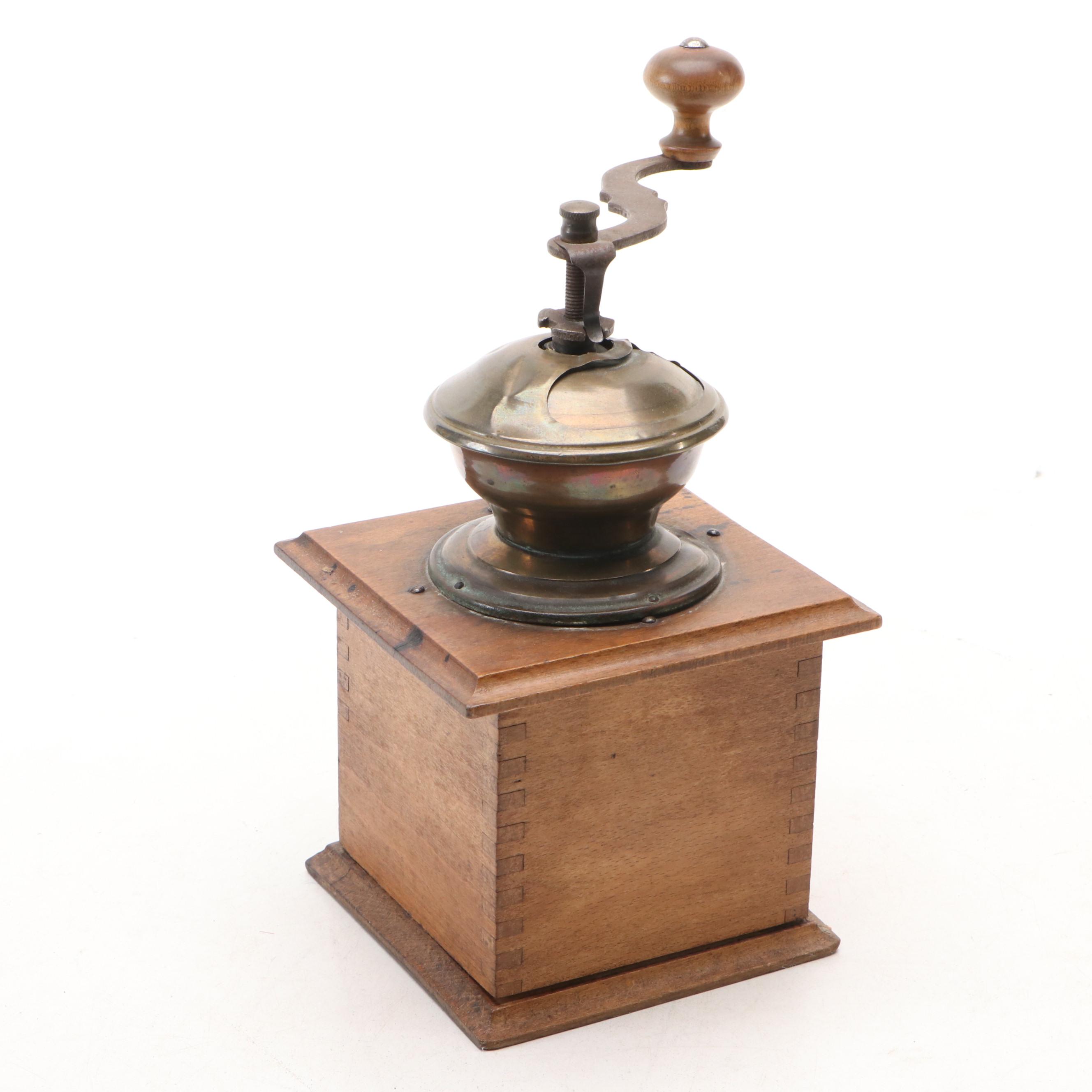 Yorkraft Handcrafted Sign with Duck Basket and Coffee Grinder