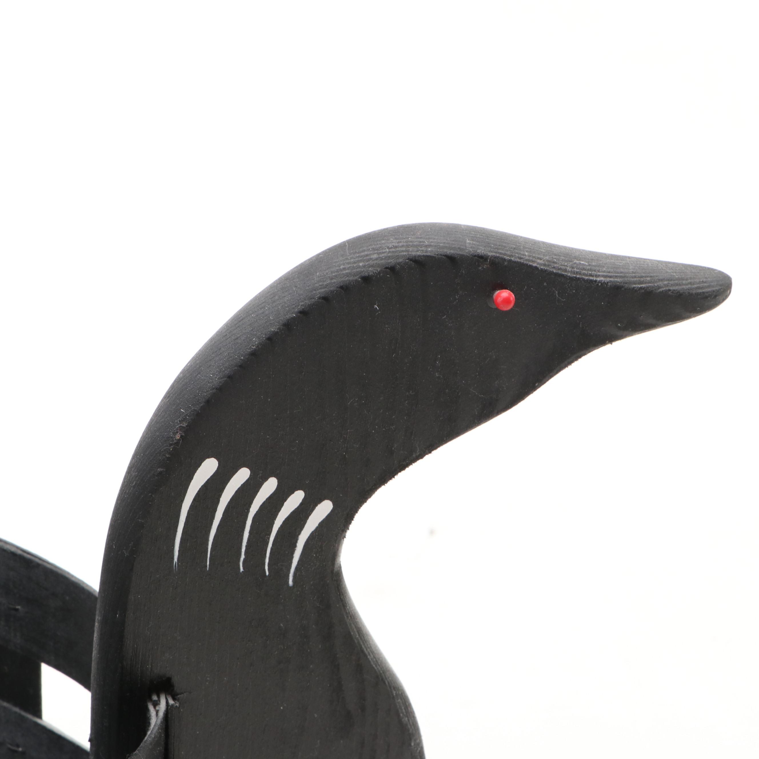 Yorkraft Handcrafted Sign with Duck Basket and Coffee Grinder