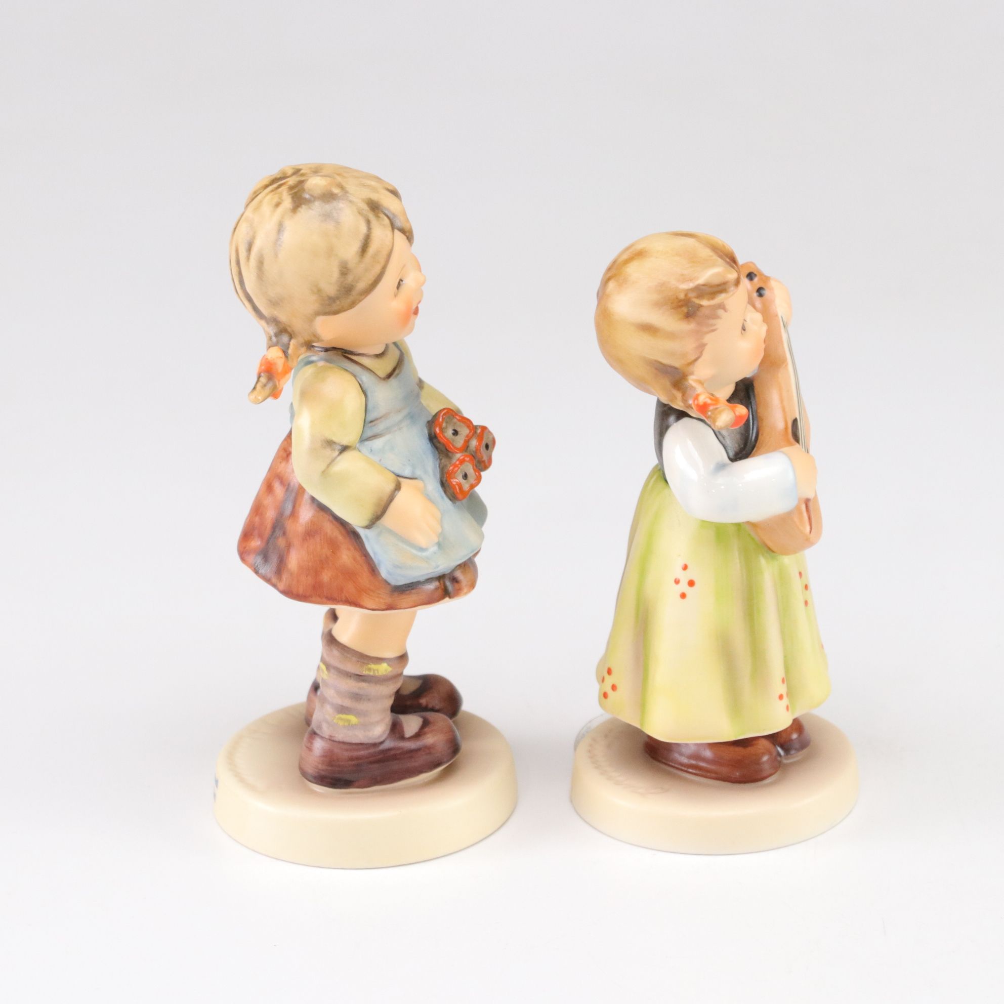 Goebel "Flower Girl" and "Strum Along" with More Hummel Porcelain Figurines