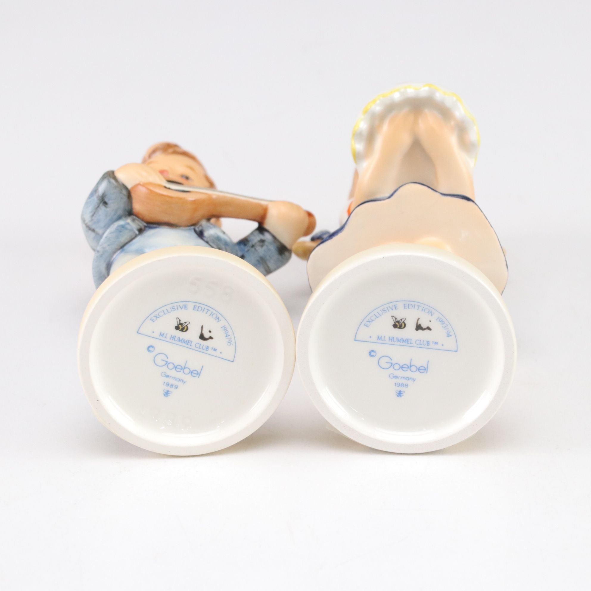 Goebel "Flower Girl" and "Strum Along" with More Hummel Porcelain Figurines