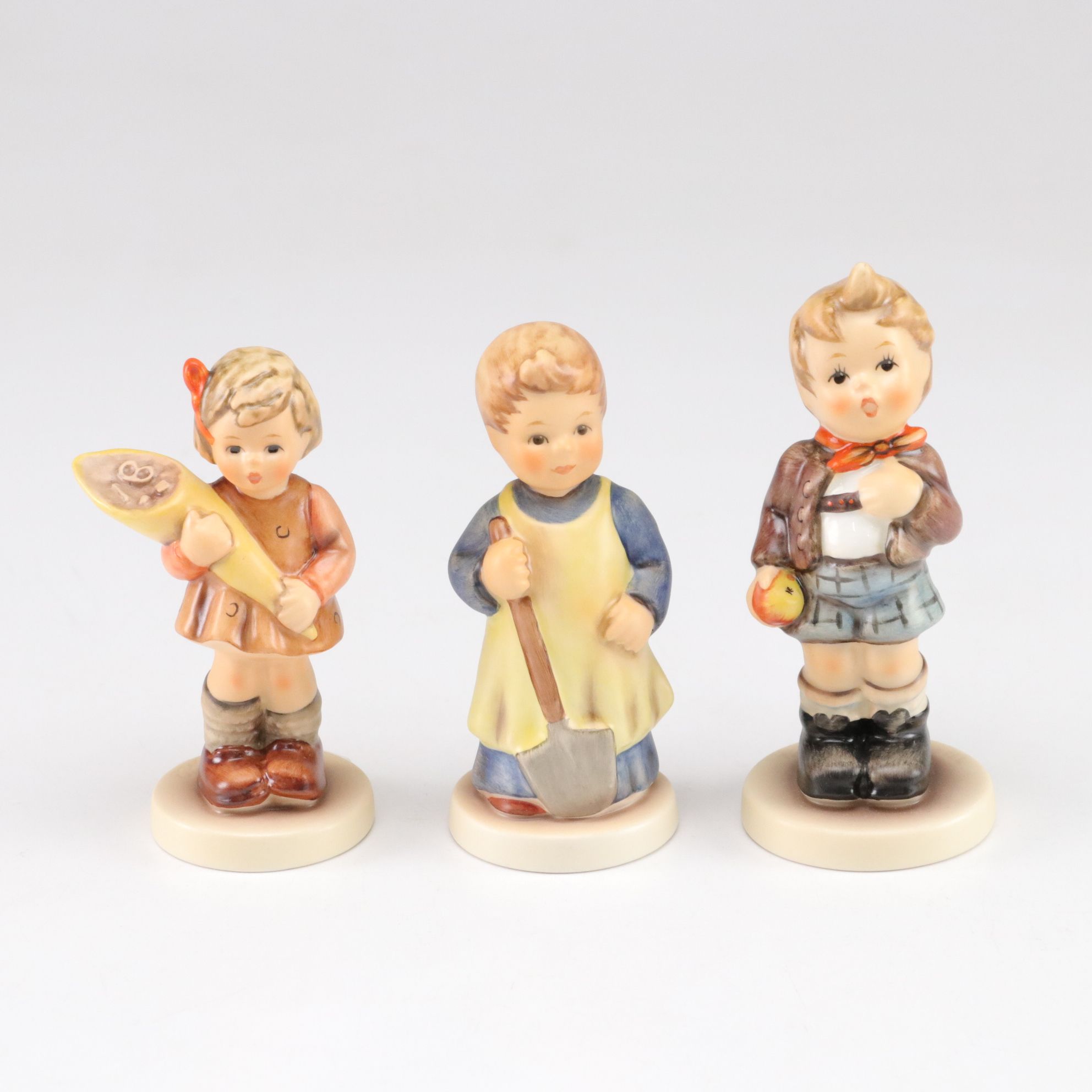 Goebel "Flower Girl" and "Strum Along" with More Hummel Porcelain Figurines