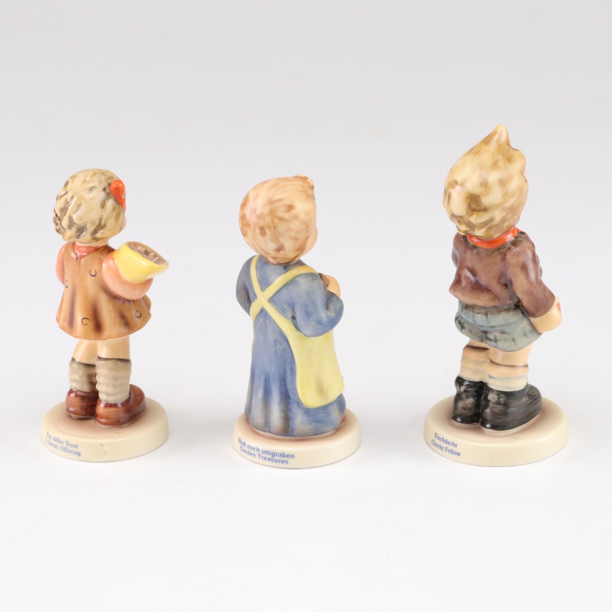 Goebel "Flower Girl" and "Strum Along" with More Hummel Porcelain Figurines