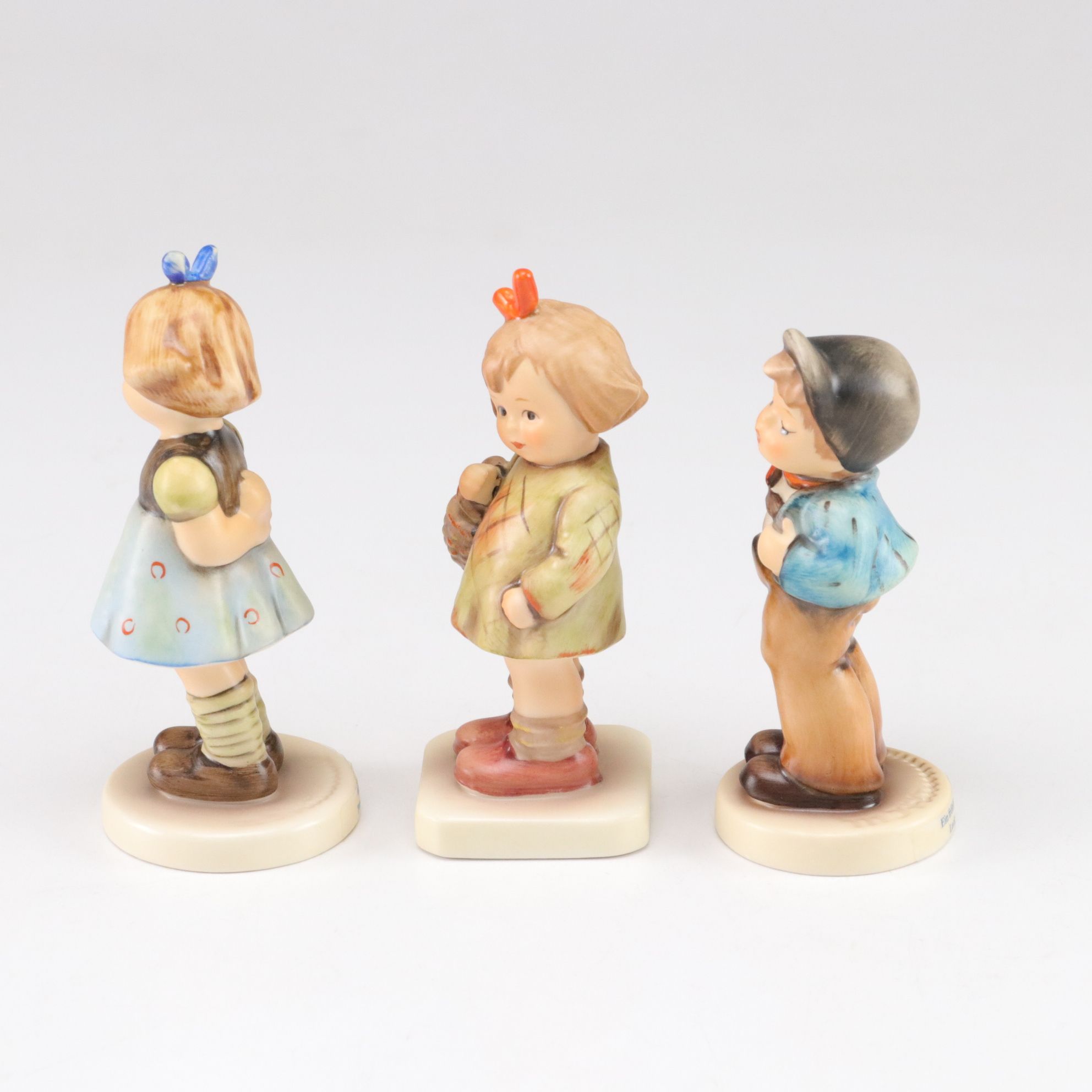 Goebel "Flower Girl" and "Strum Along" with More Hummel Porcelain Figurines