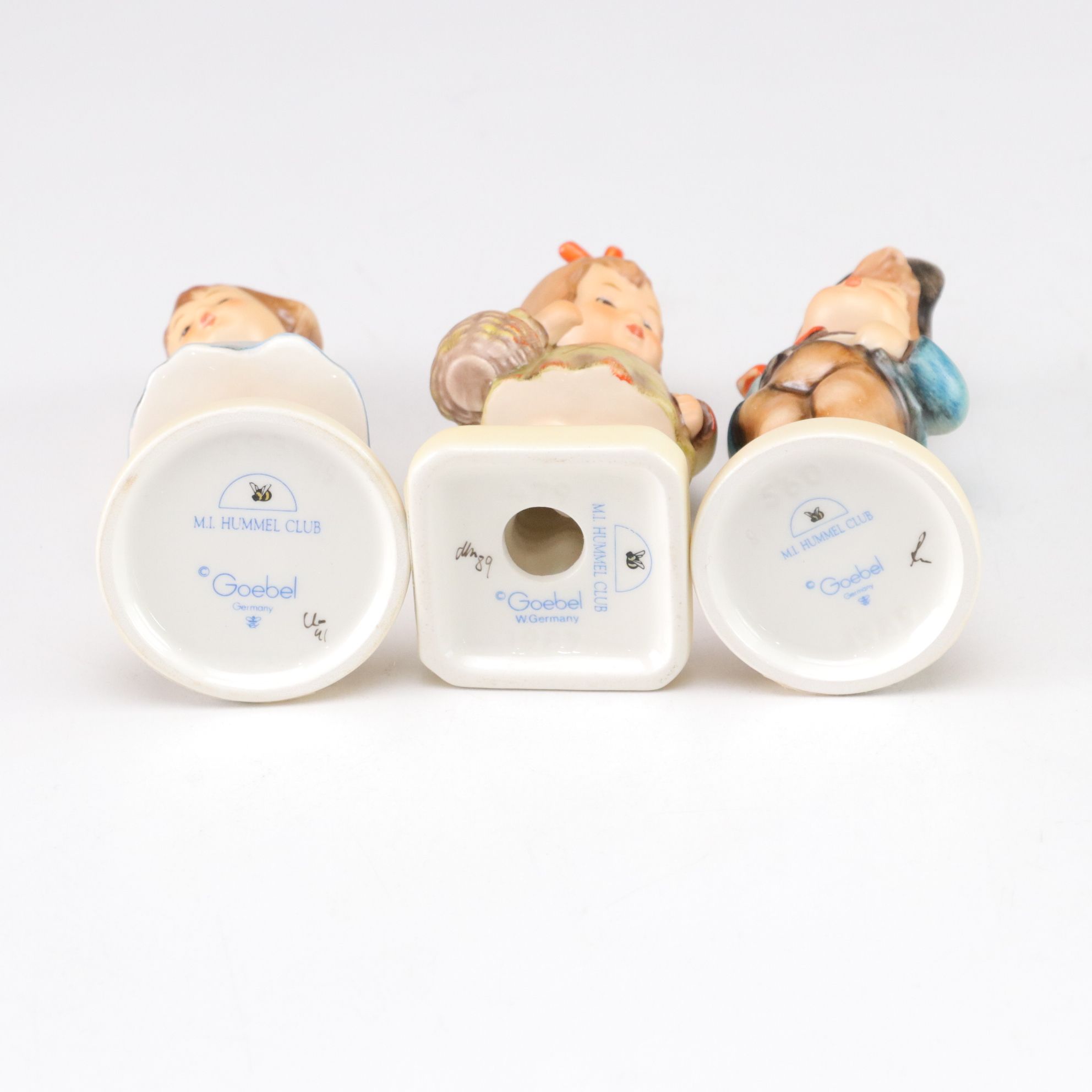 Goebel "Flower Girl" and "Strum Along" with More Hummel Porcelain Figurines