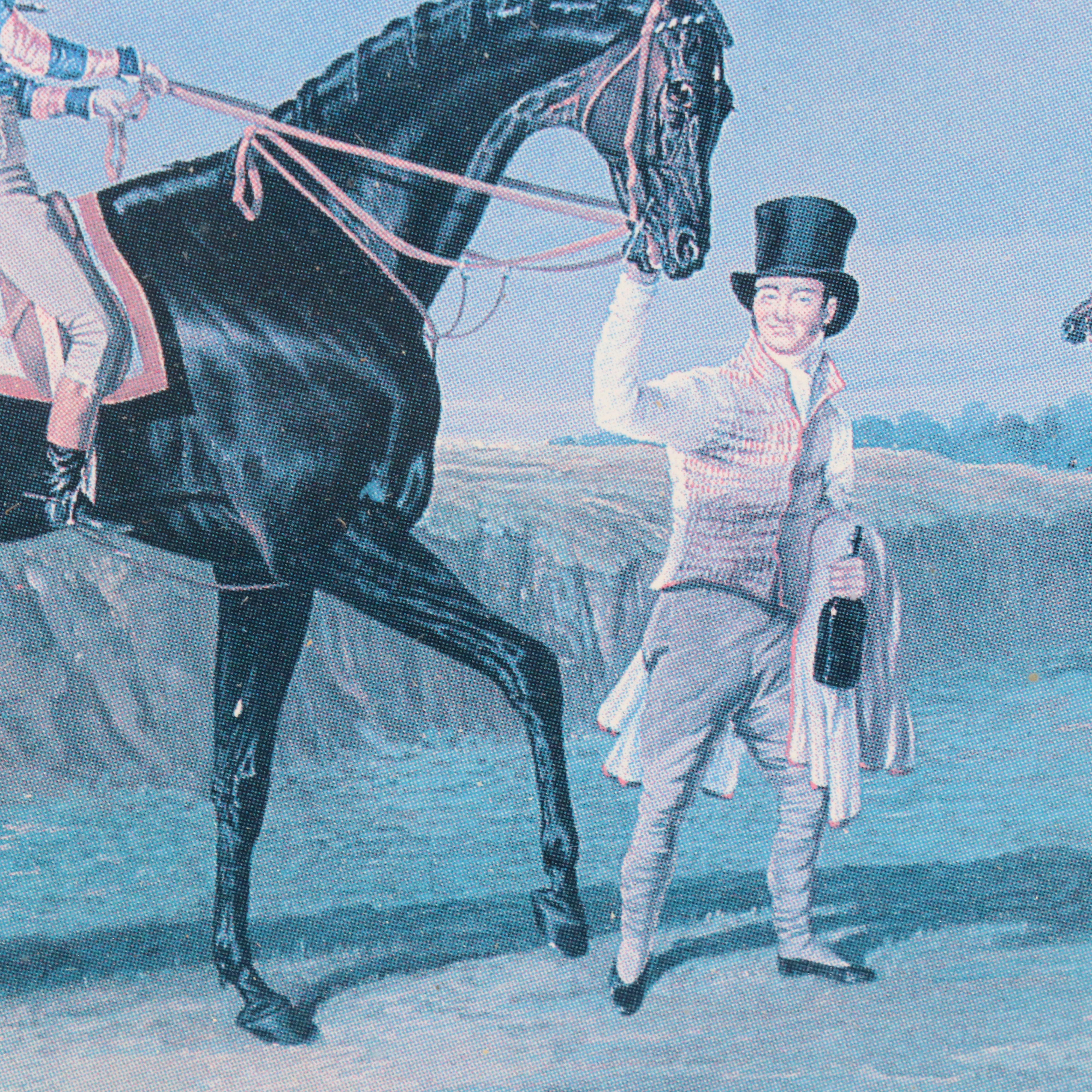 Pair of Equestrian Offset Lithographs After Charles Towne and J. F. Herring Sr.