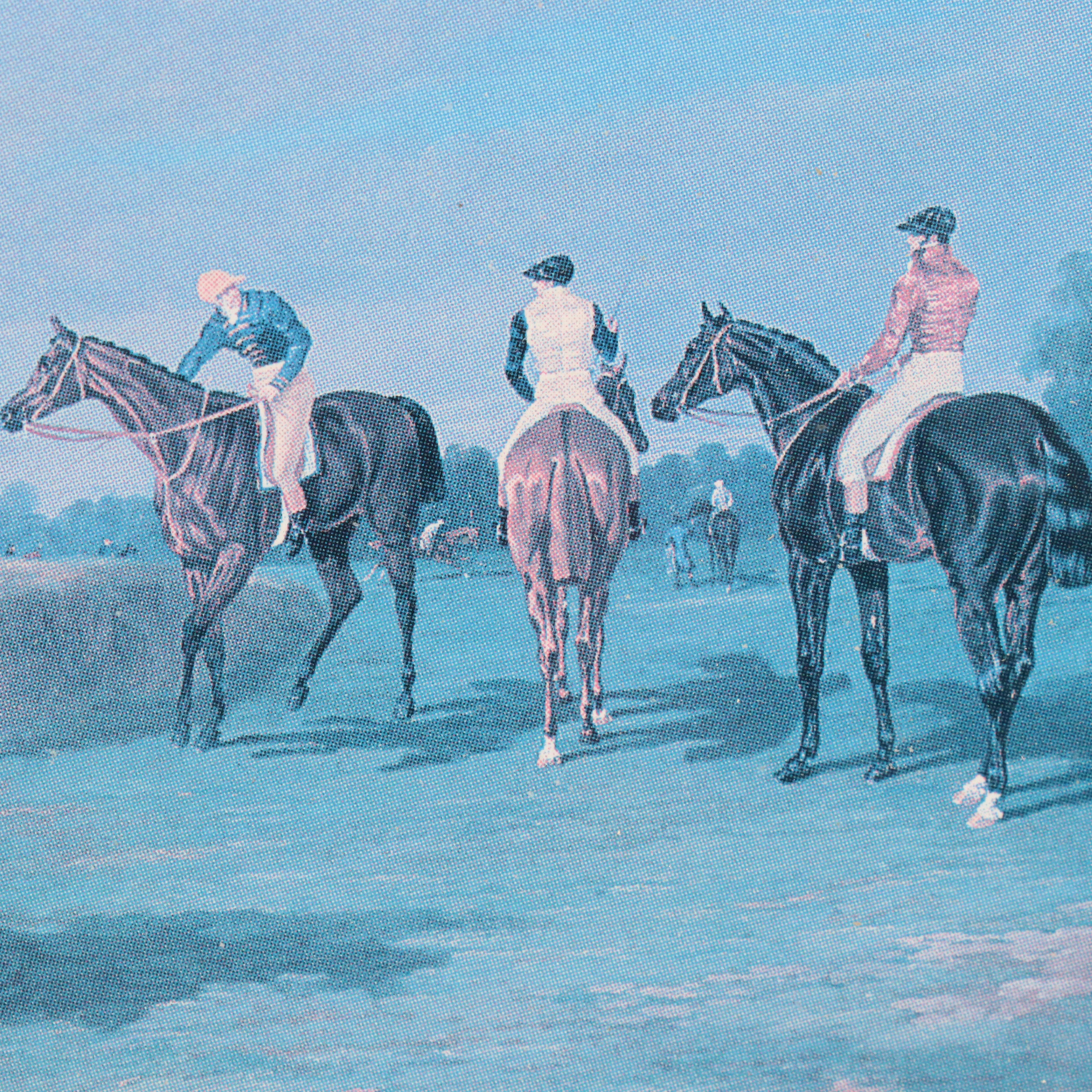 Pair of Equestrian Offset Lithographs After Charles Towne and J. F. Herring Sr.