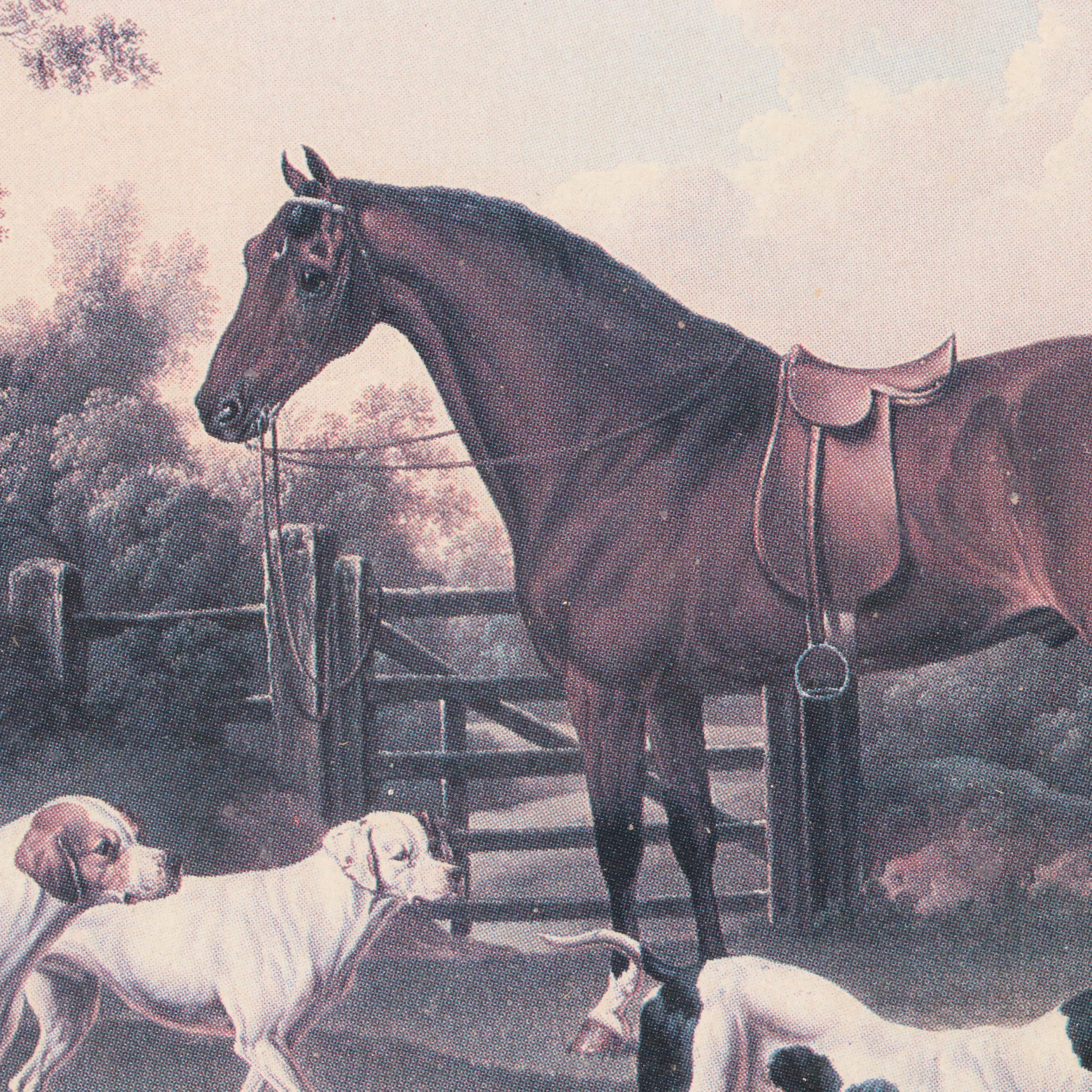 Pair of Equestrian Offset Lithographs After Charles Towne and J. F. Herring Sr.