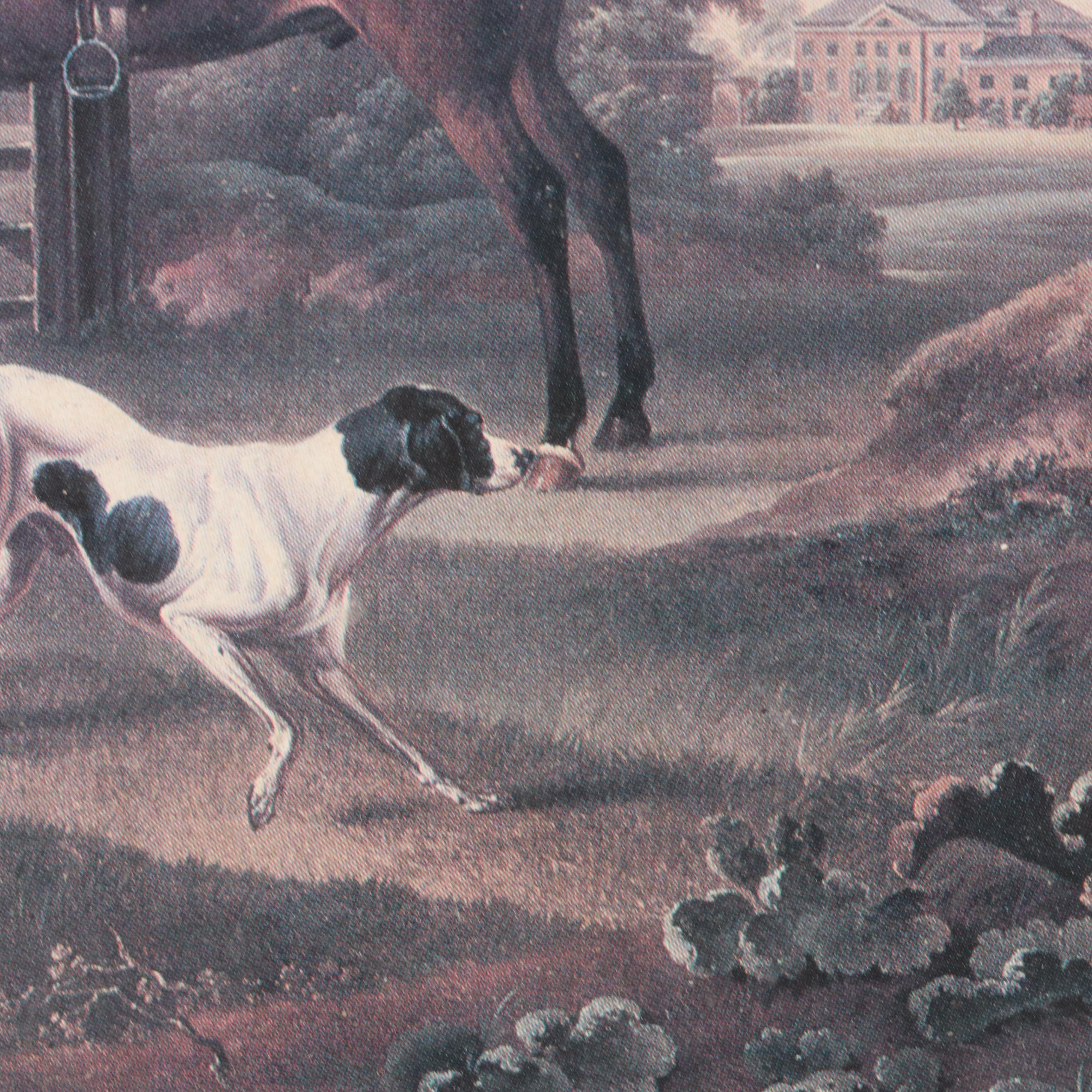 Pair of Equestrian Offset Lithographs After Charles Towne and J. F. Herring Sr.