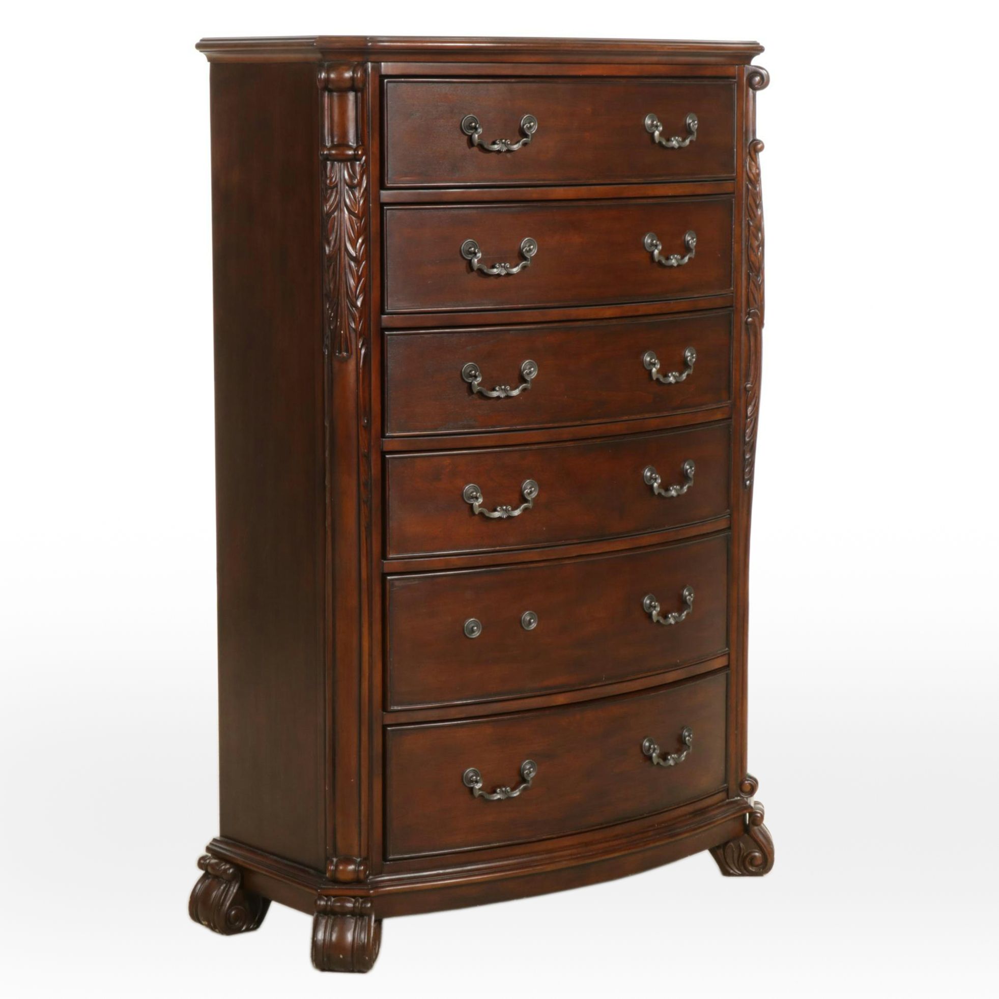 Dark Cherry Finished Chest of Drawers, 2008