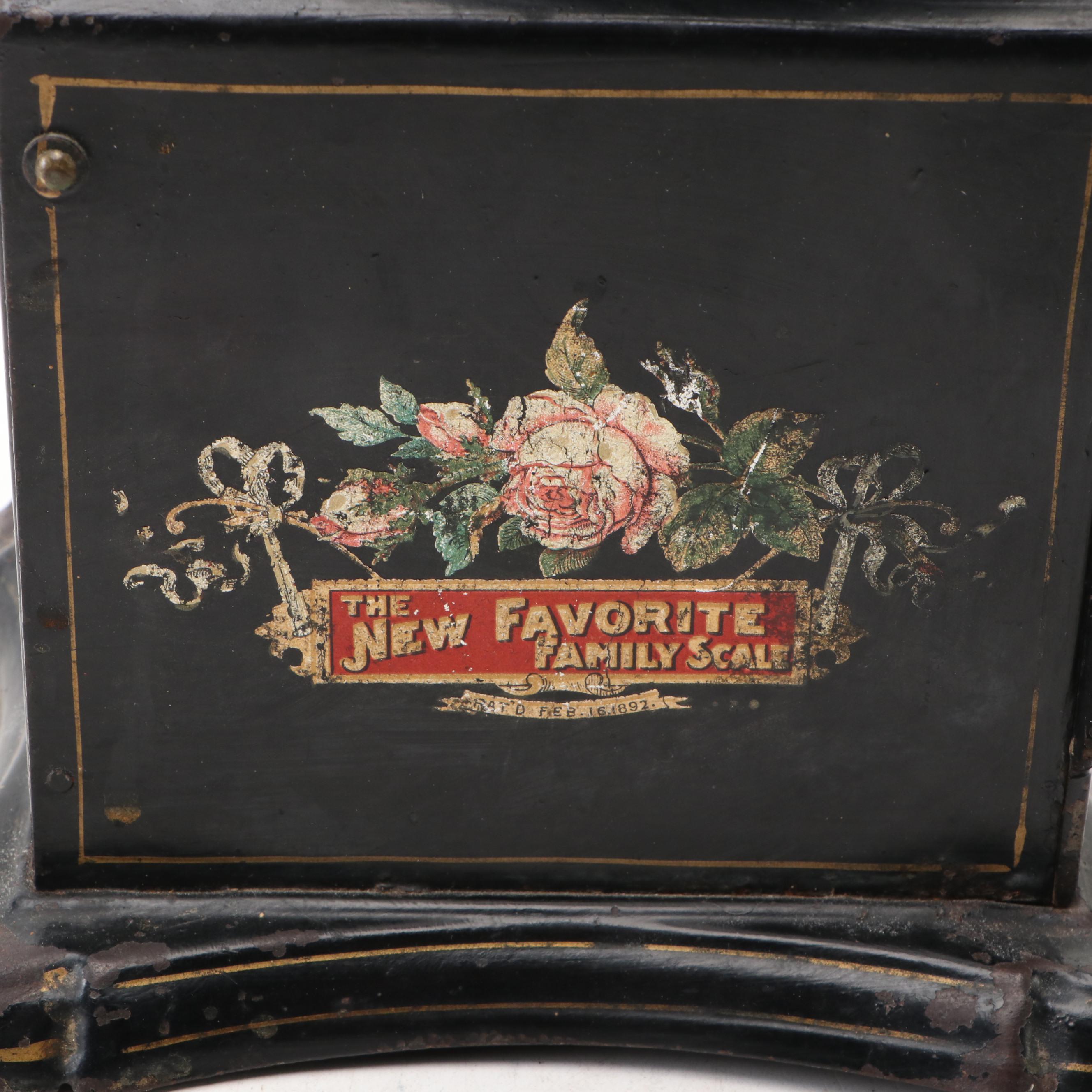 John Chatillon & Sons Metal Kitchen Scale, Late 19th Century