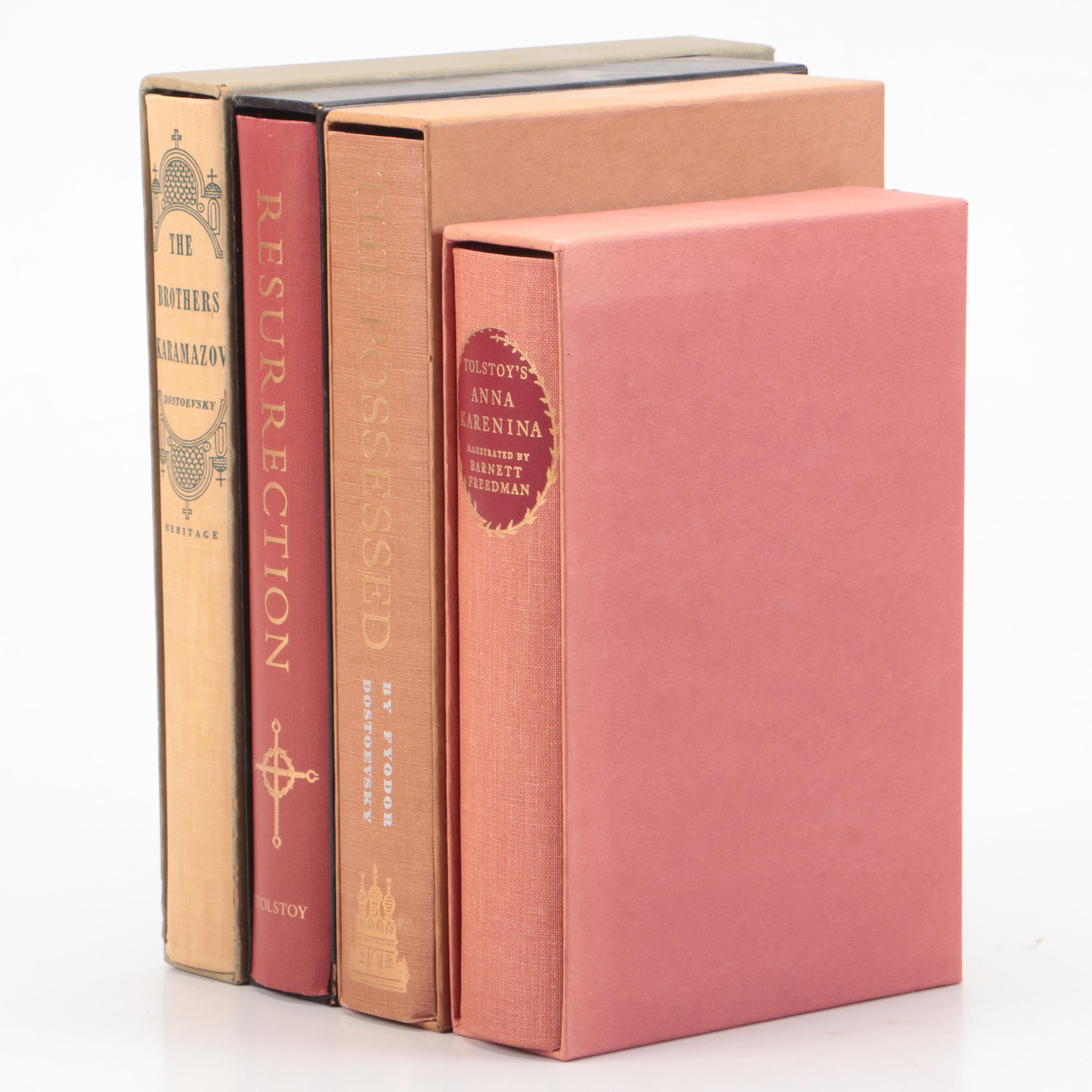 Heritage Press "Anna Karenina," "Brothers Karamazov," and More Russian Classics