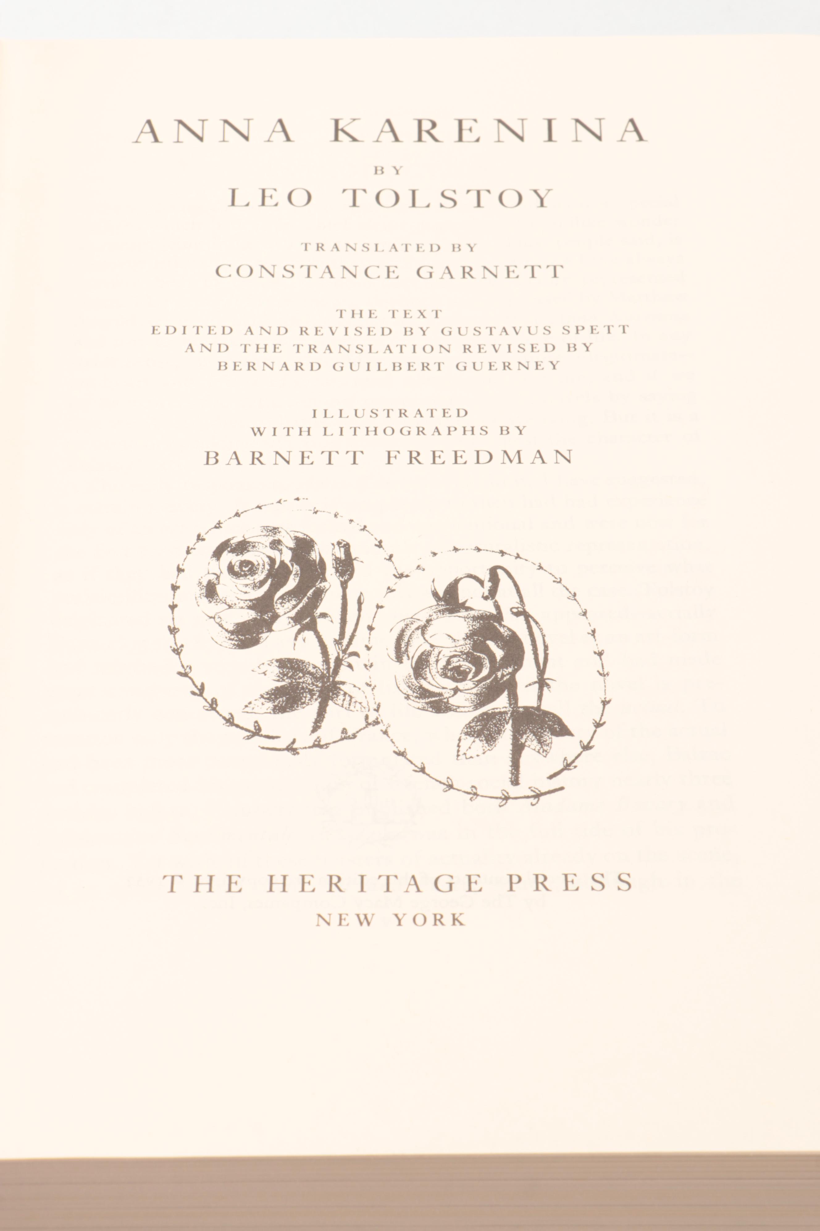 Heritage Press "Anna Karenina," "Brothers Karamazov," and More Russian Classics