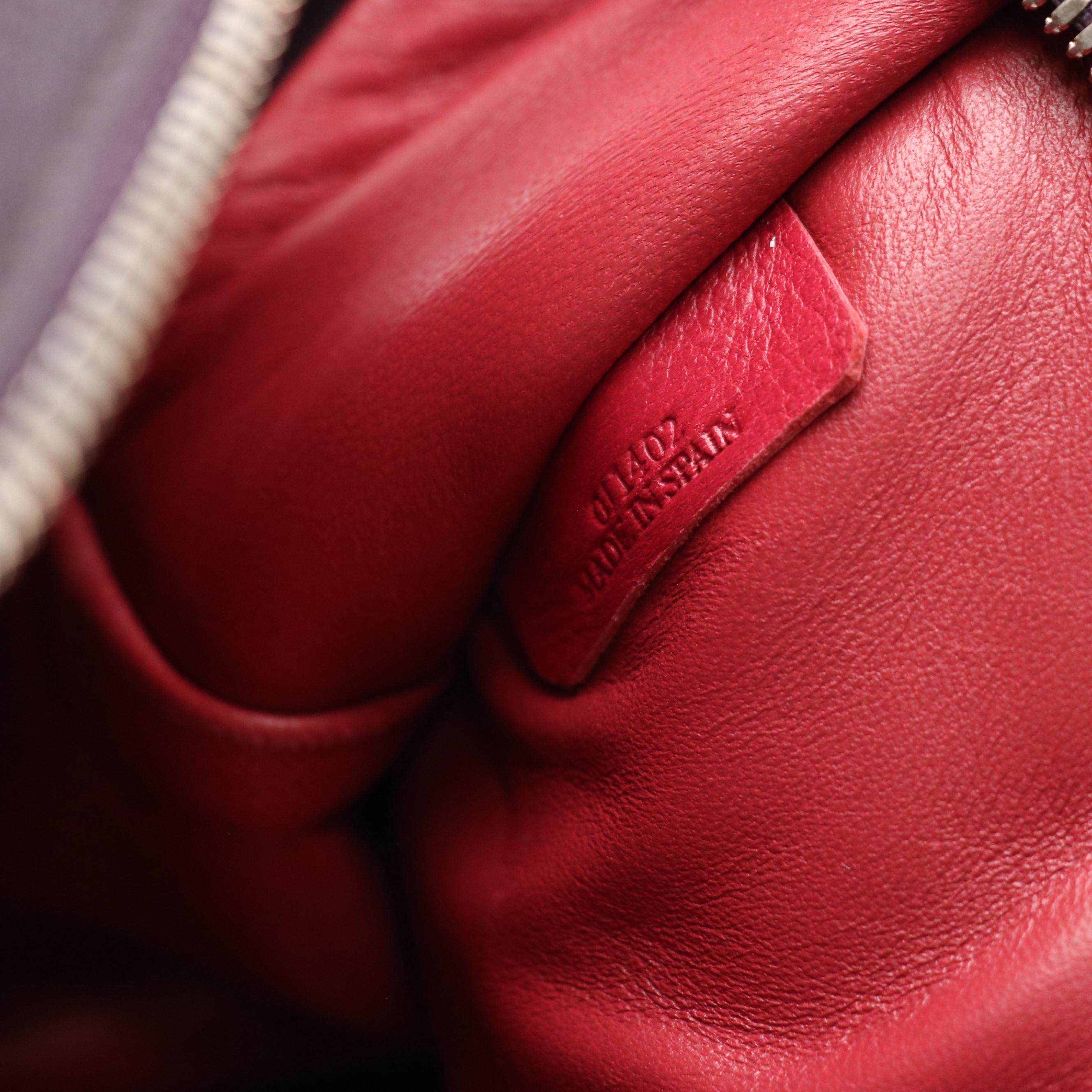 Loewe Amazona 36 Top Handle Bag in Tricolor Calfskin Leather