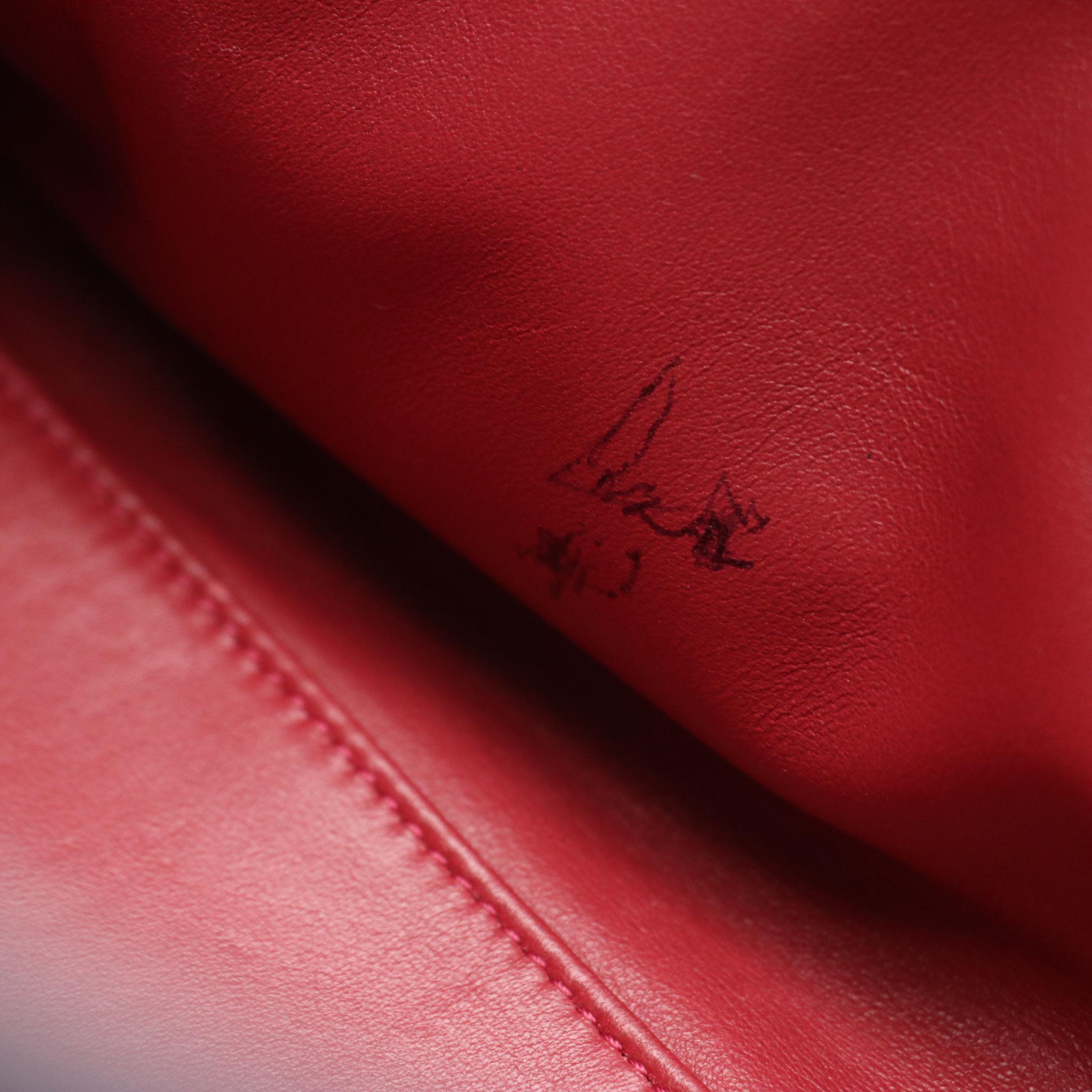 Loewe Amazona 36 Top Handle Bag in Tricolor Calfskin Leather