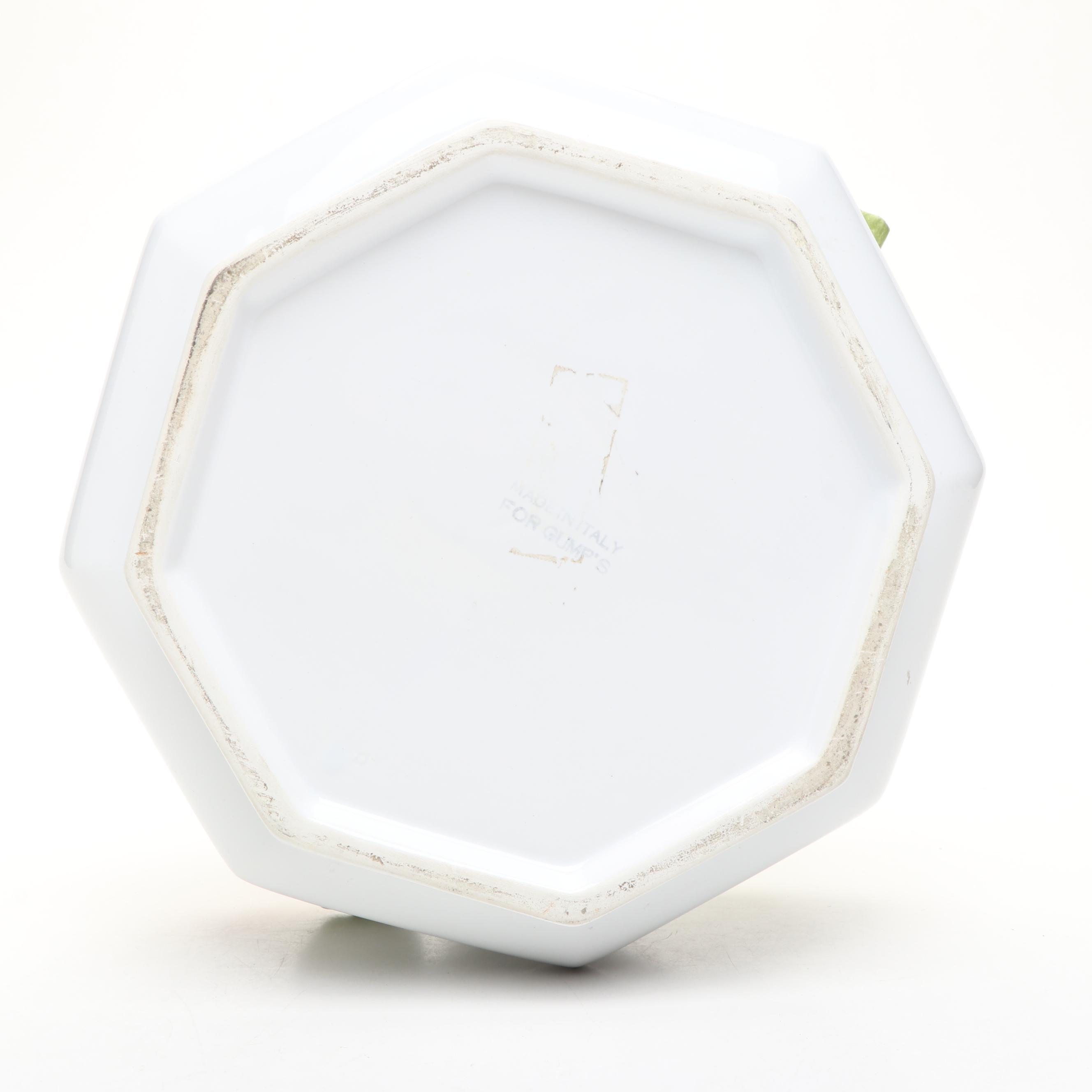 Italian Ceramic Vegetable Bowl, Late 20th Century