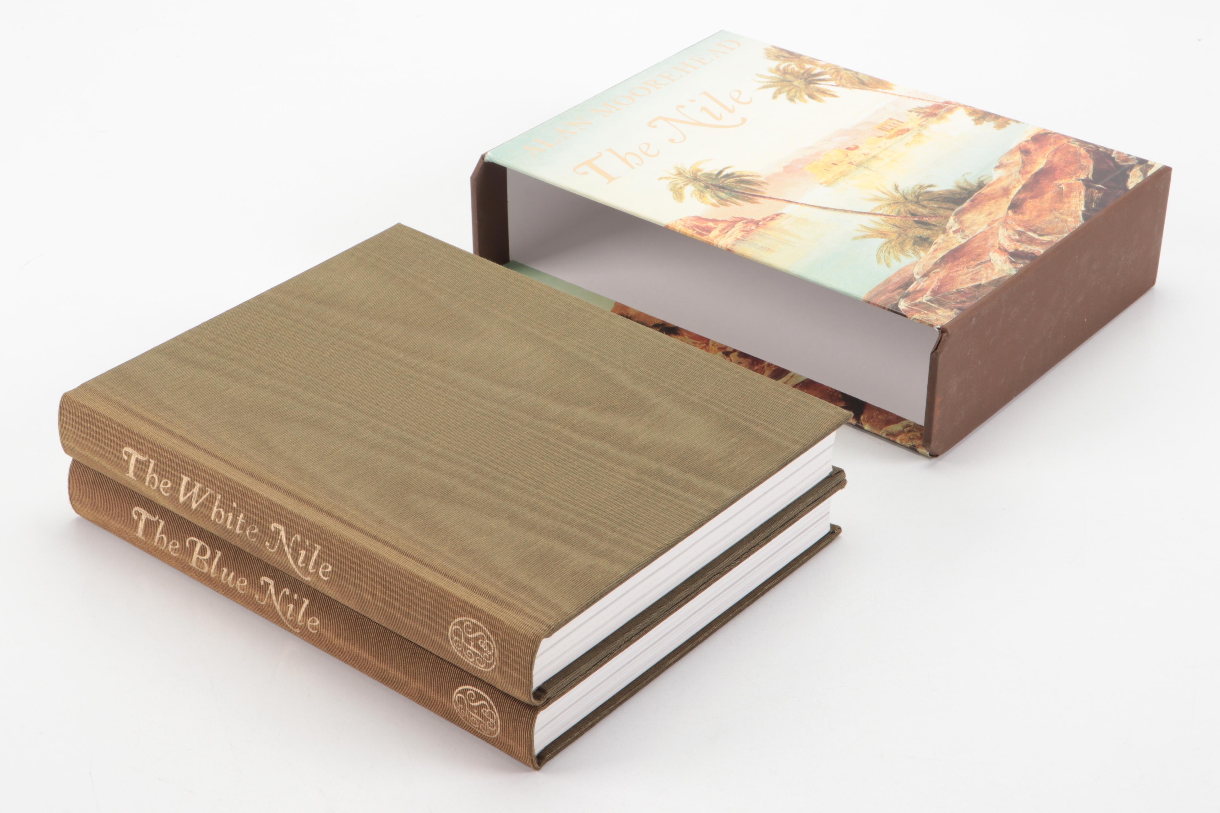 Folio Society "The Nile" Two-Volume Set by Alan Moorehead and More Books
