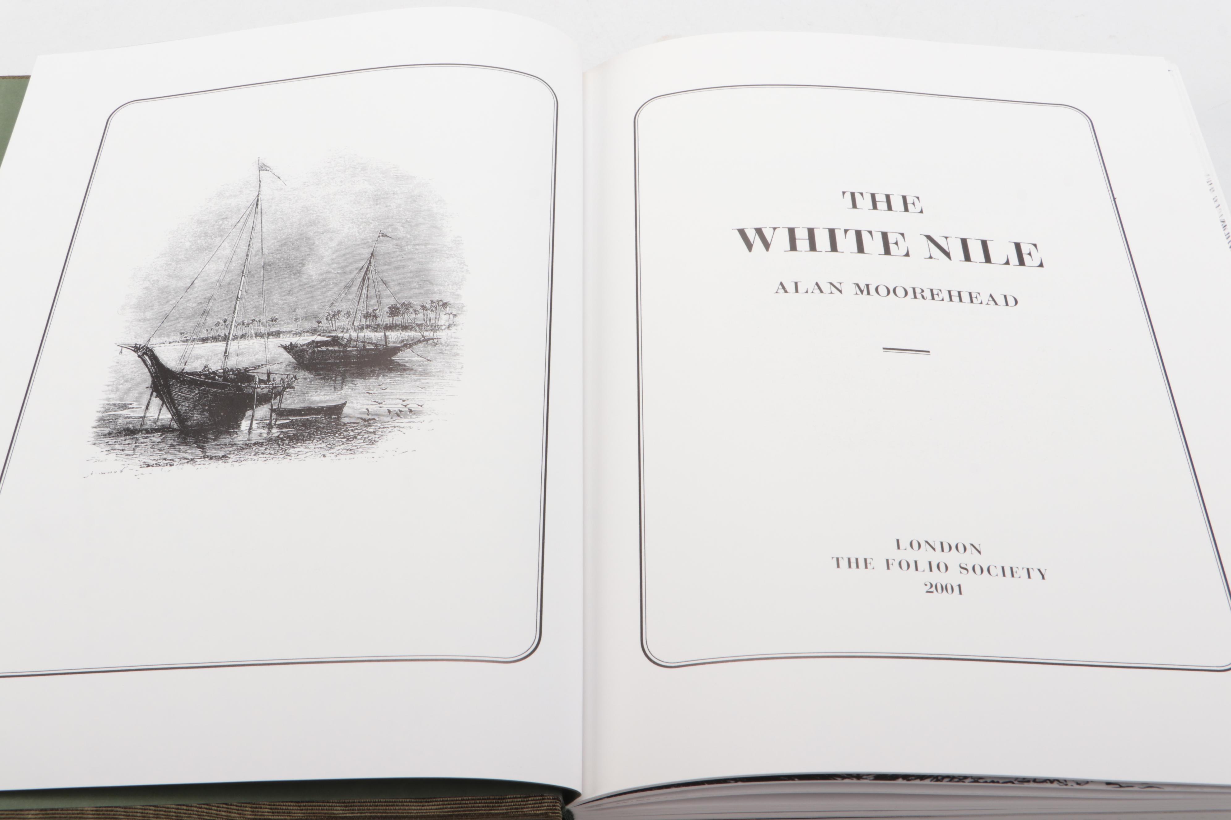 Folio Society "The Nile" Two-Volume Set by Alan Moorehead and More Books