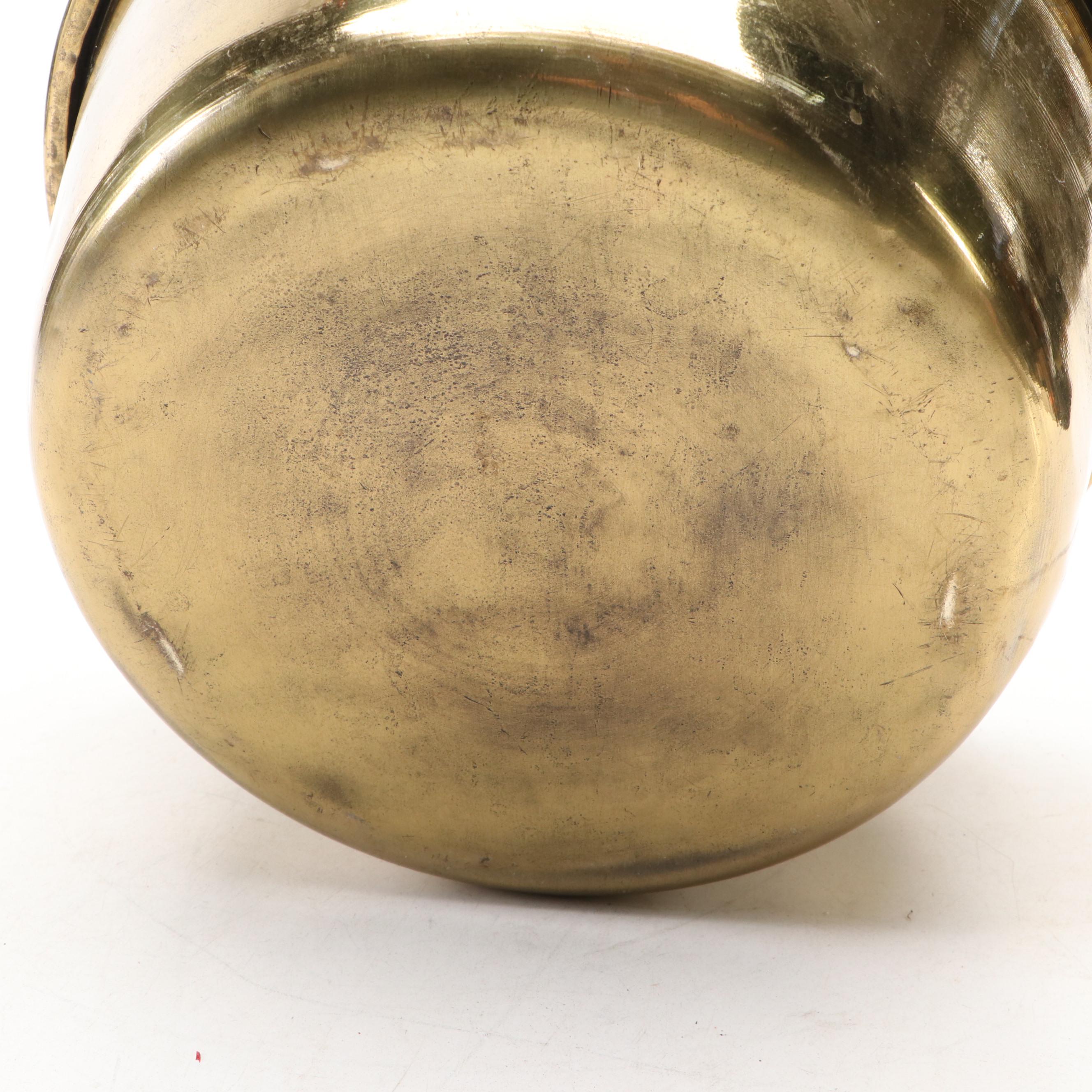 Brass Hearth Bucket, Late 19th/ Early 20th Century
