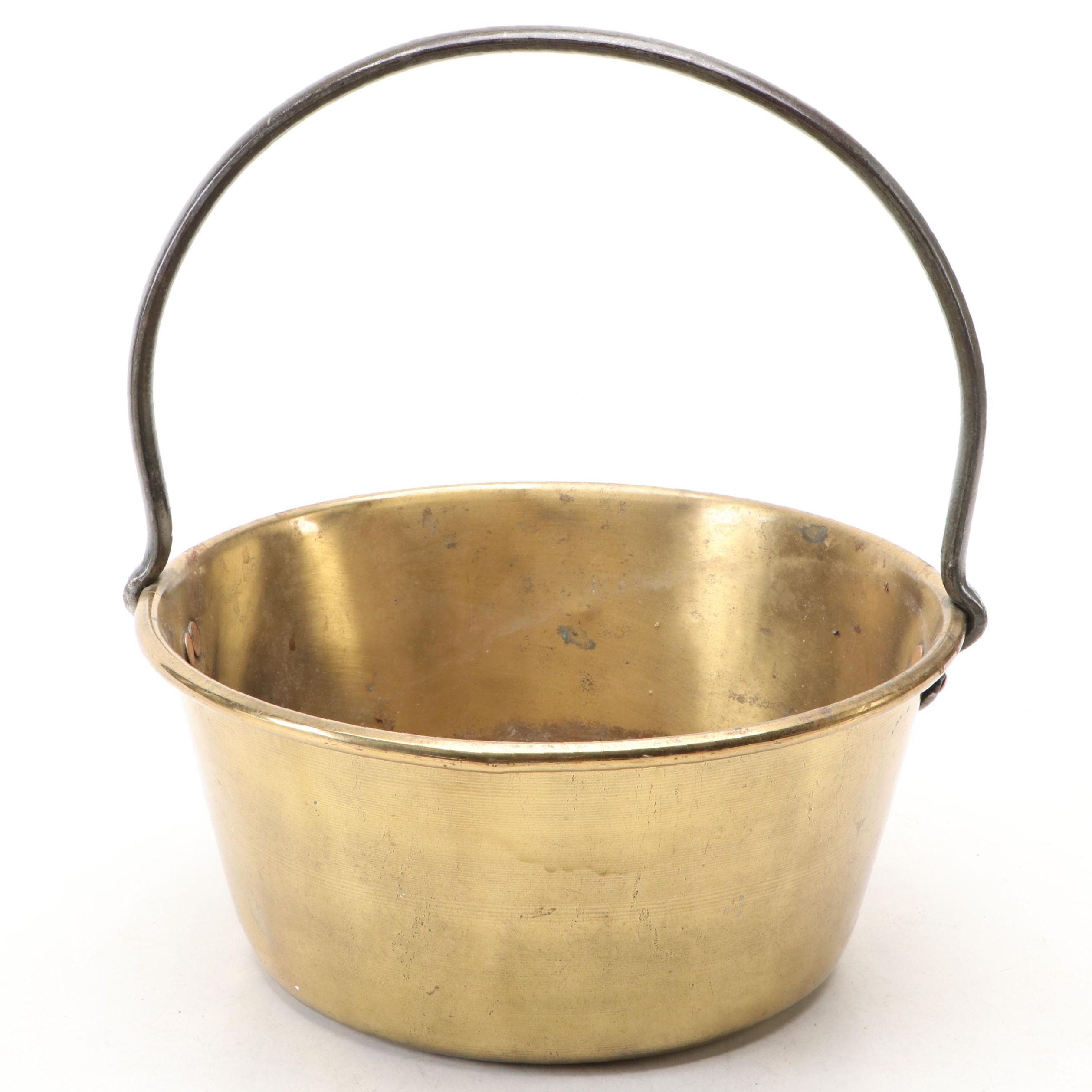 Brass Hearth Bucket, Late 19th/ Early 20th Century