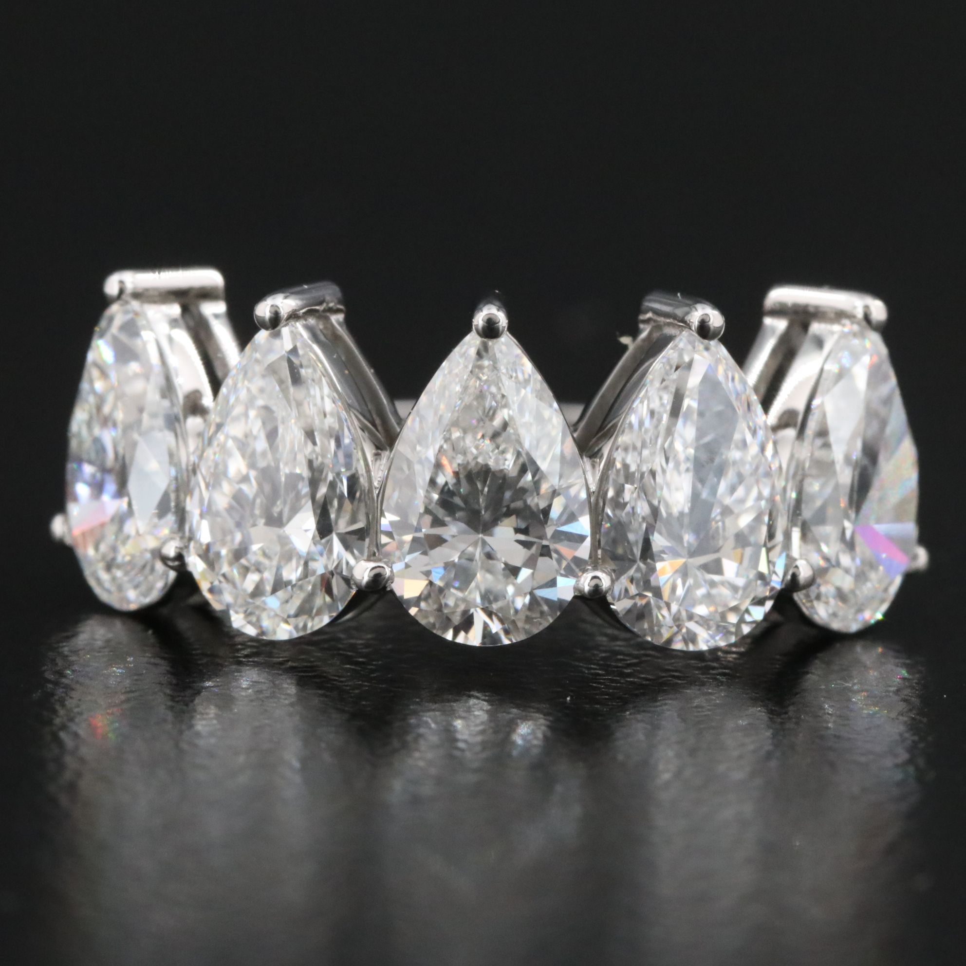 Platinum 4.11 CTW Lab Grown Diamond Ring