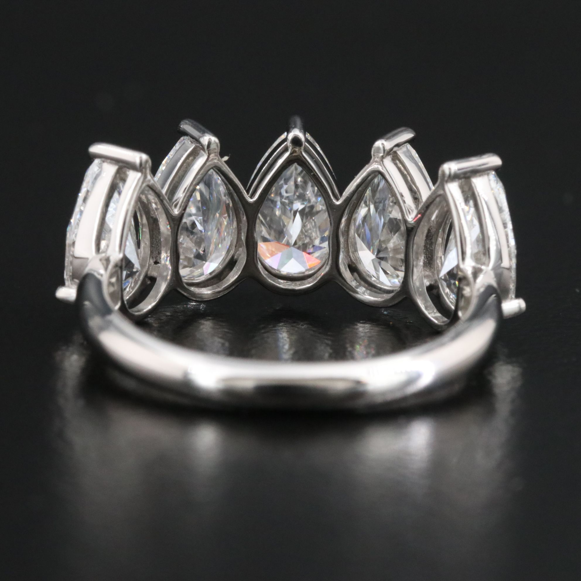 Platinum 4.11 CTW Lab Grown Diamond Ring