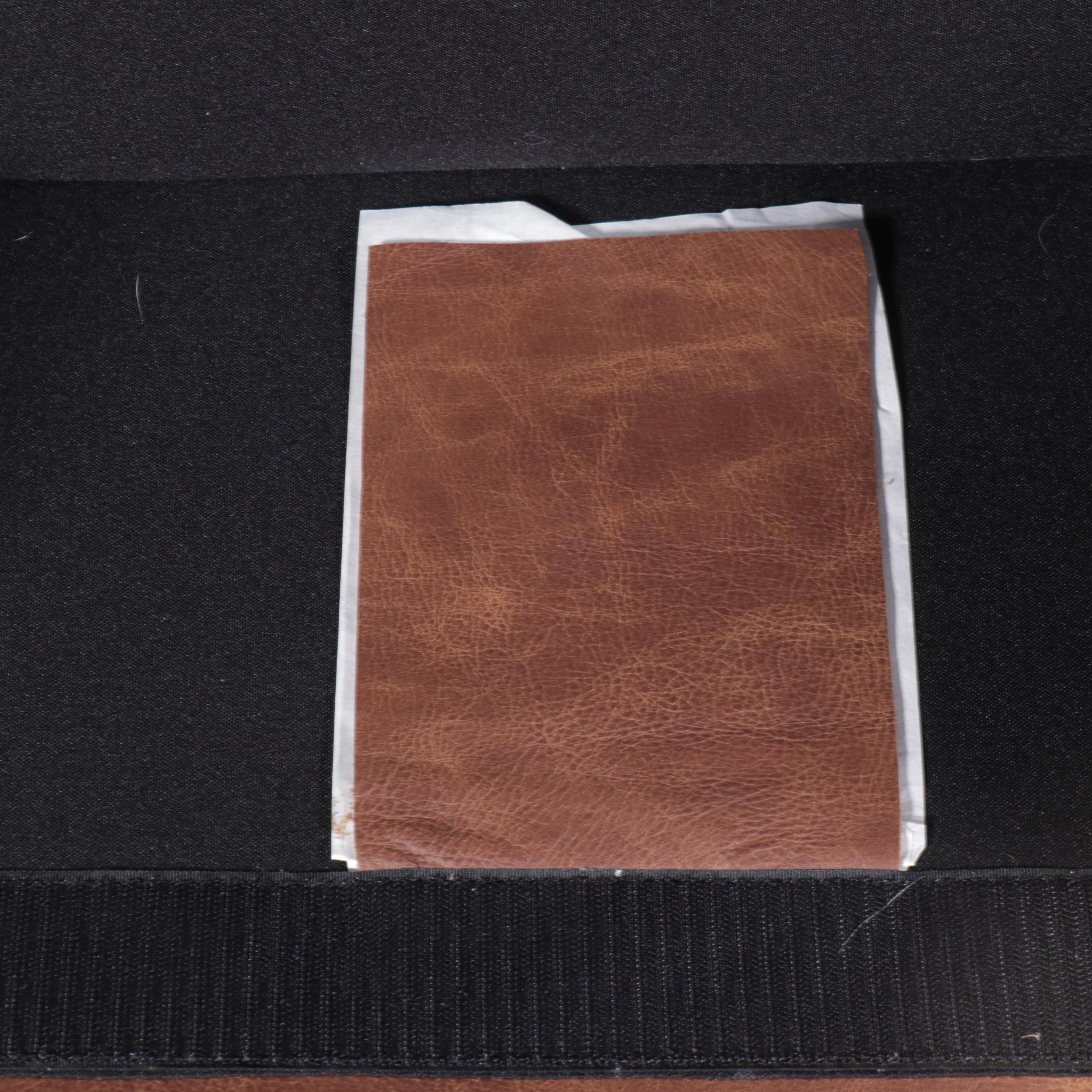 Artistic Leathers Brown Leather Sofa with Nailhead Trim