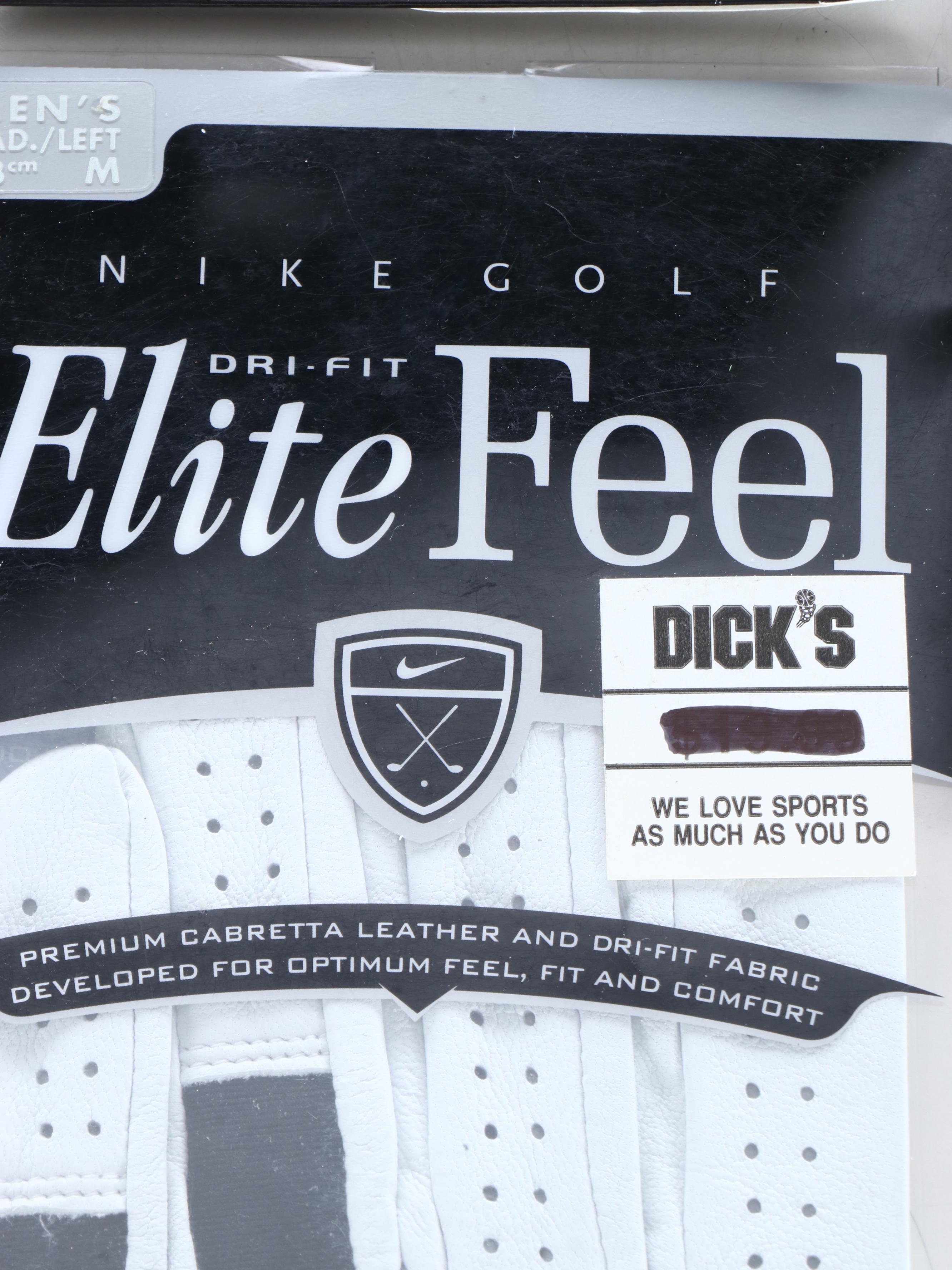 Callaway, Nike, Footjoy and Other Leather Golf Gloves