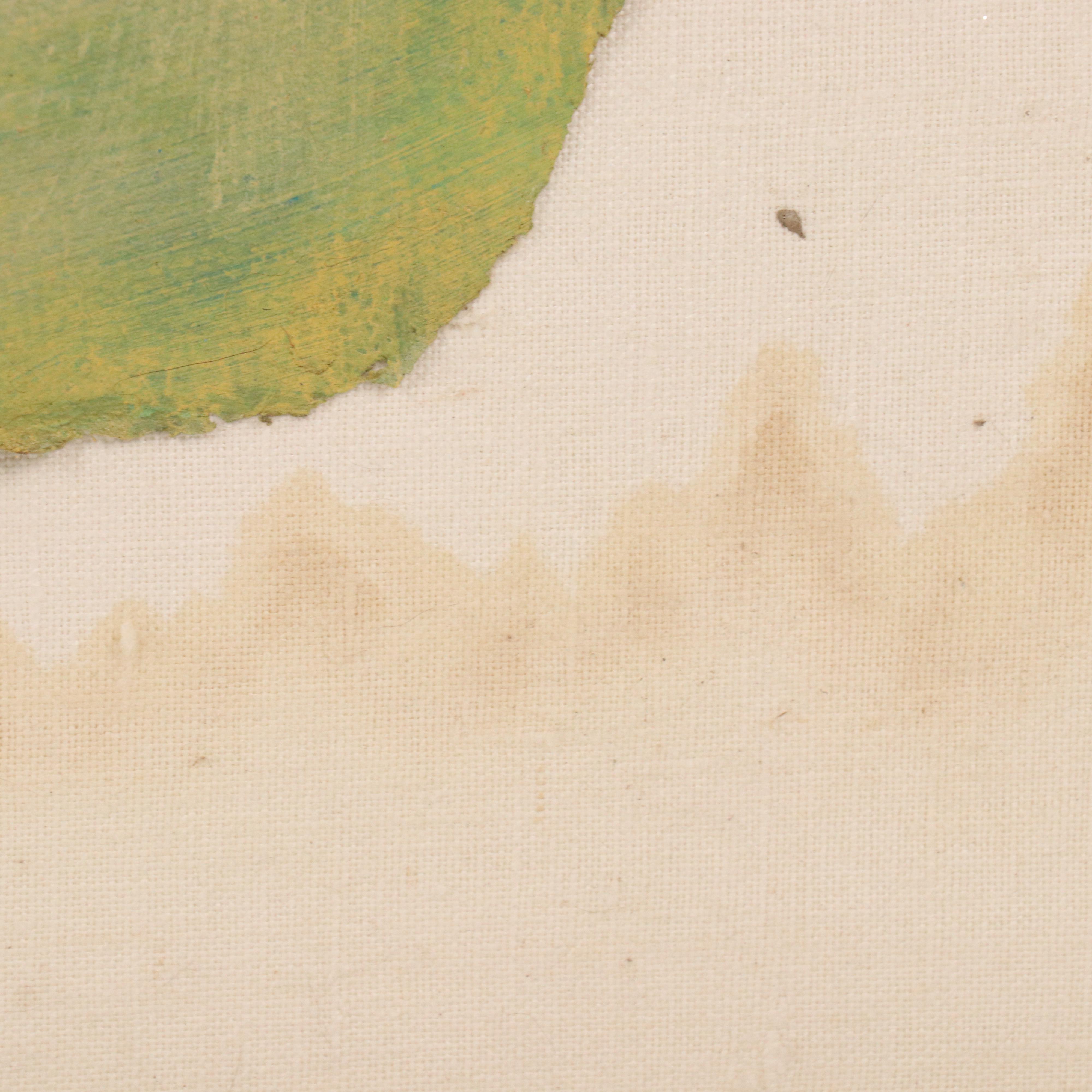 Kristen Myers Acrylic Painting of Anthropomorphic Cat, 2005