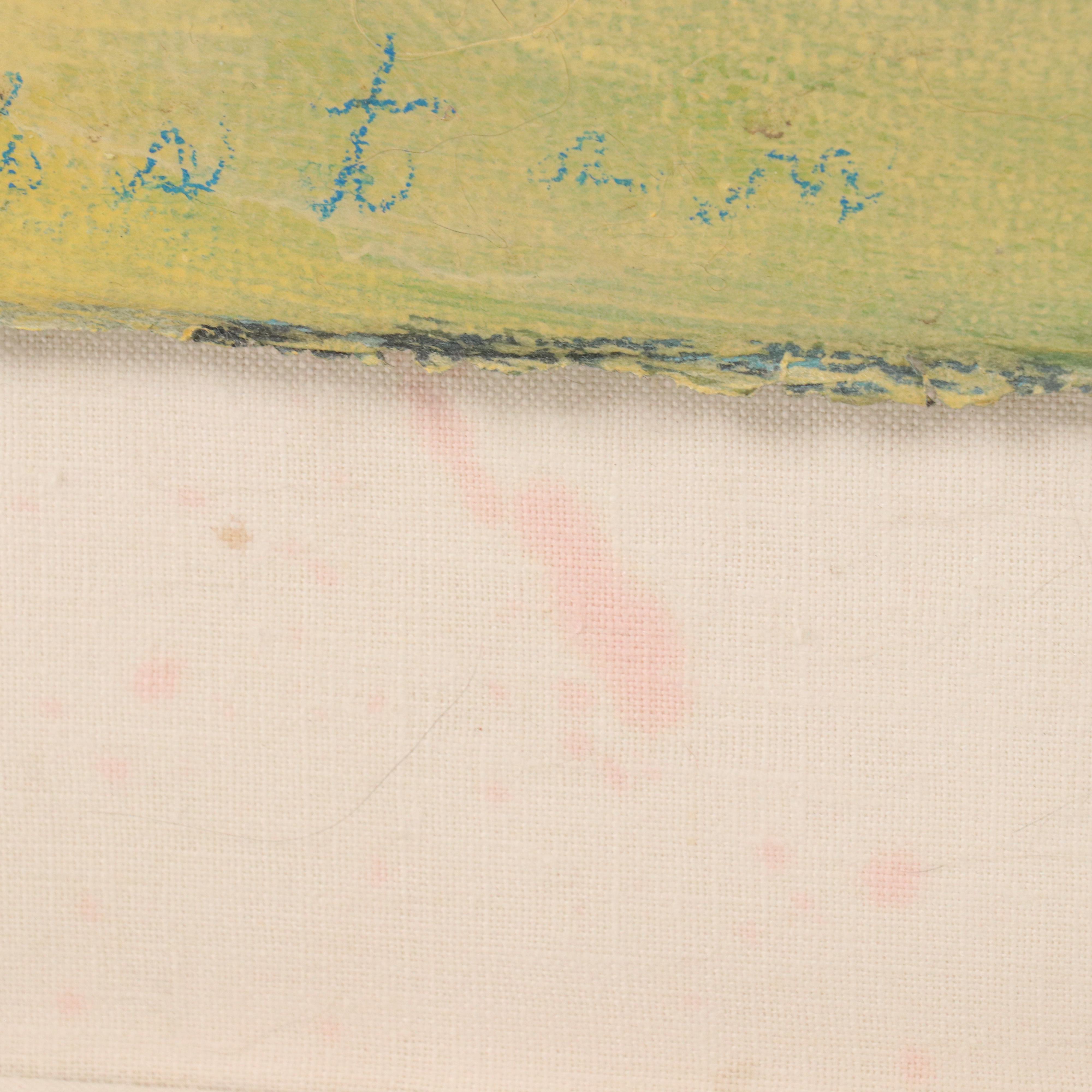 Kristen Myers Acrylic Painting of Anthropomorphic Cat, 2005