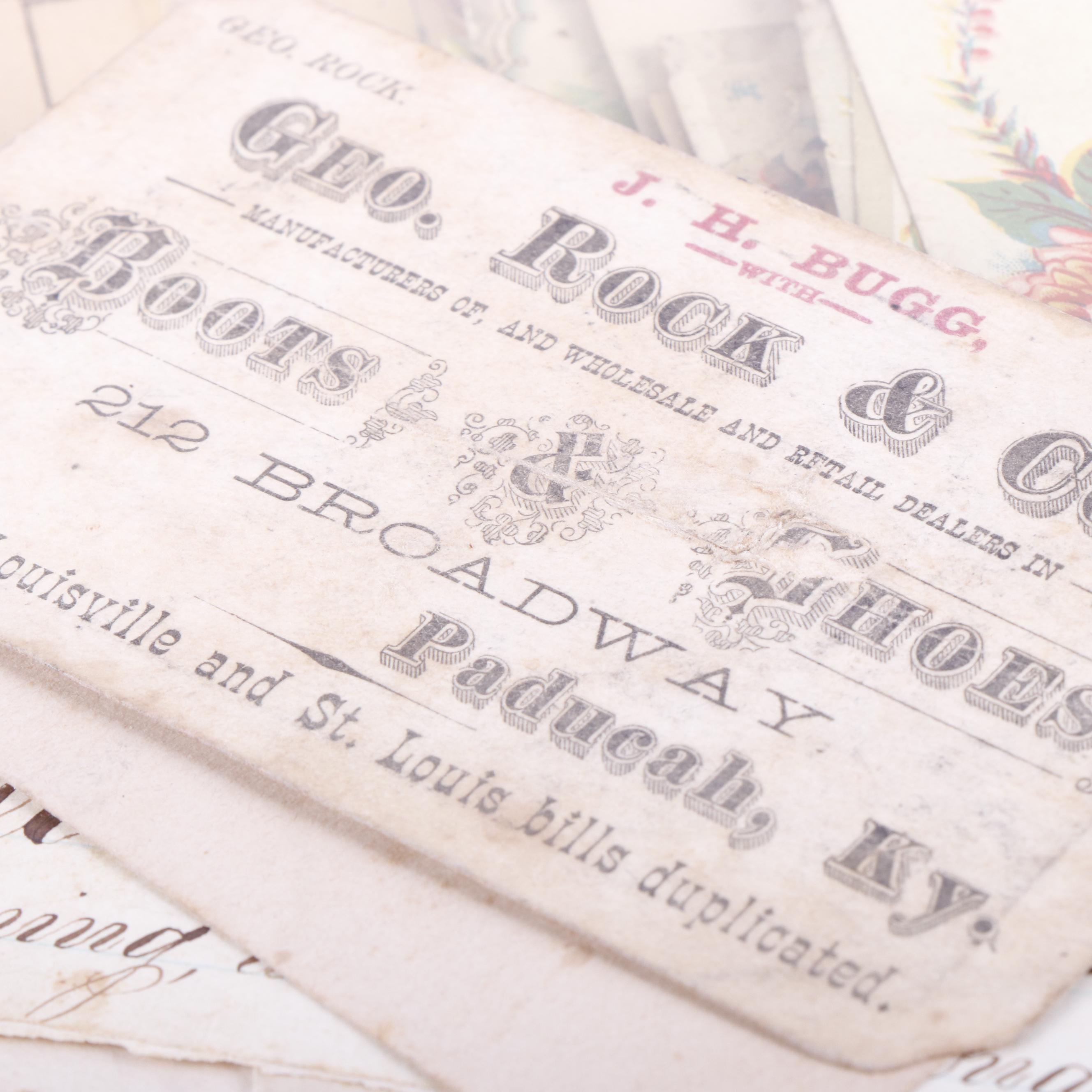 U.S. Bicentennial Postage Stamps, Antique Documents, Postcards, & Other Ephemera