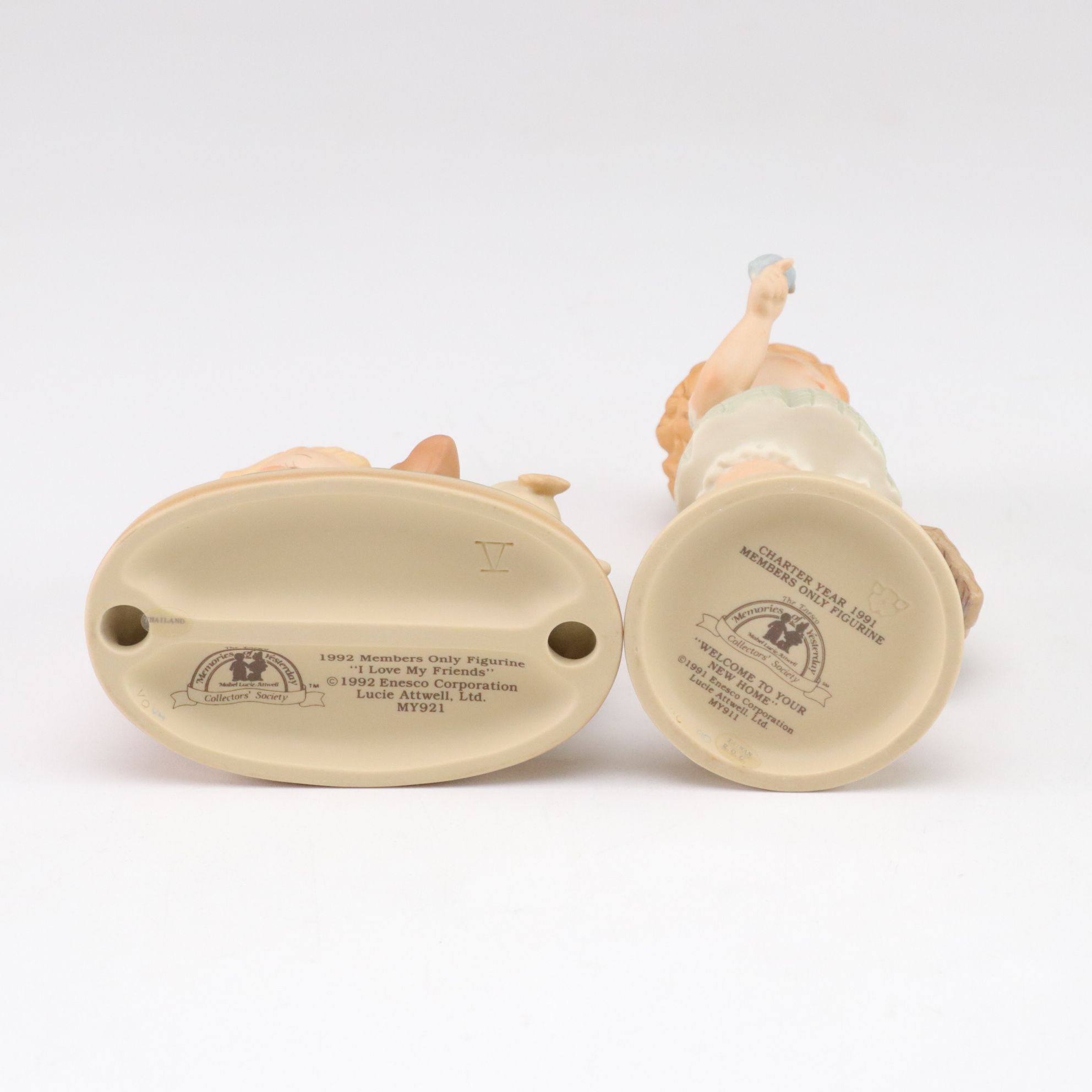 Memories of Yesterday "I Love My Friends" and More Porcelain Figurines