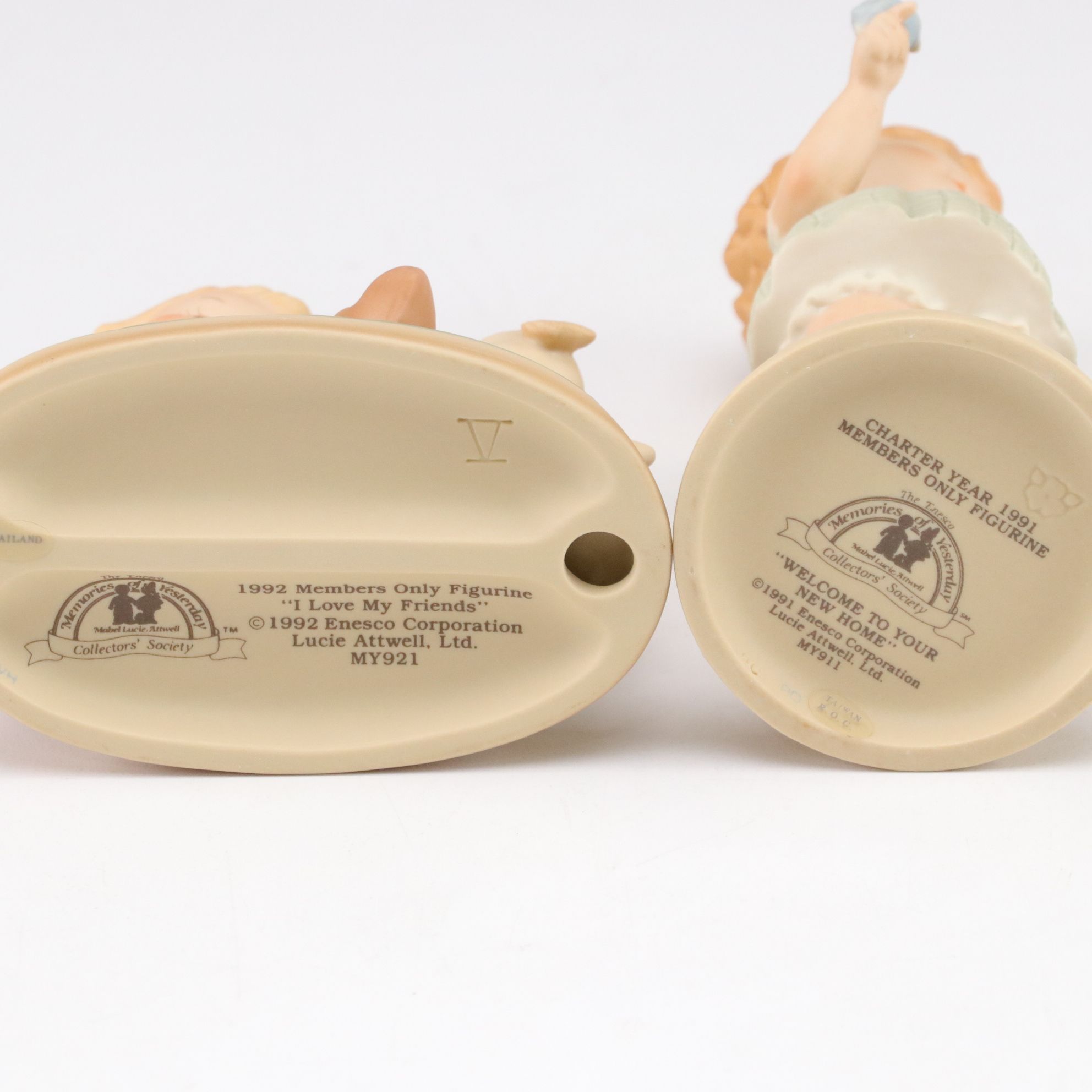 Memories of Yesterday "I Love My Friends" and More Porcelain Figurines