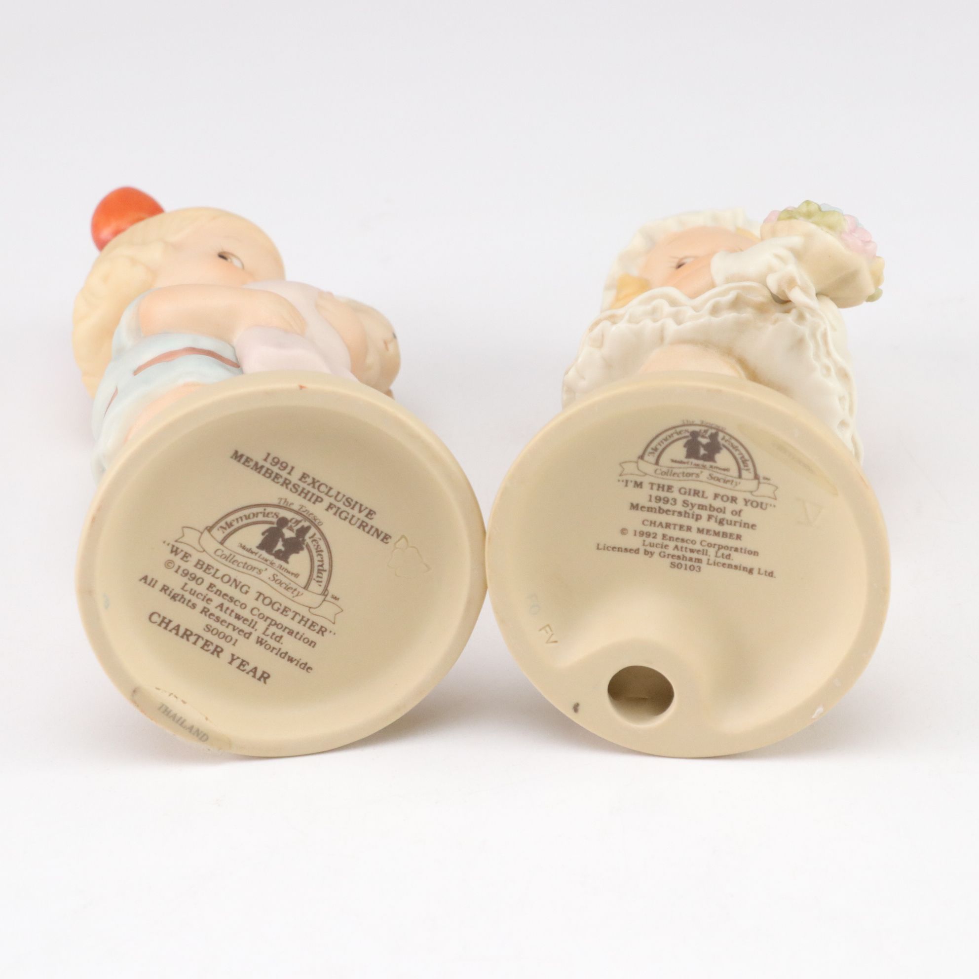 Memories of Yesterday "I Love My Friends" and More Porcelain Figurines