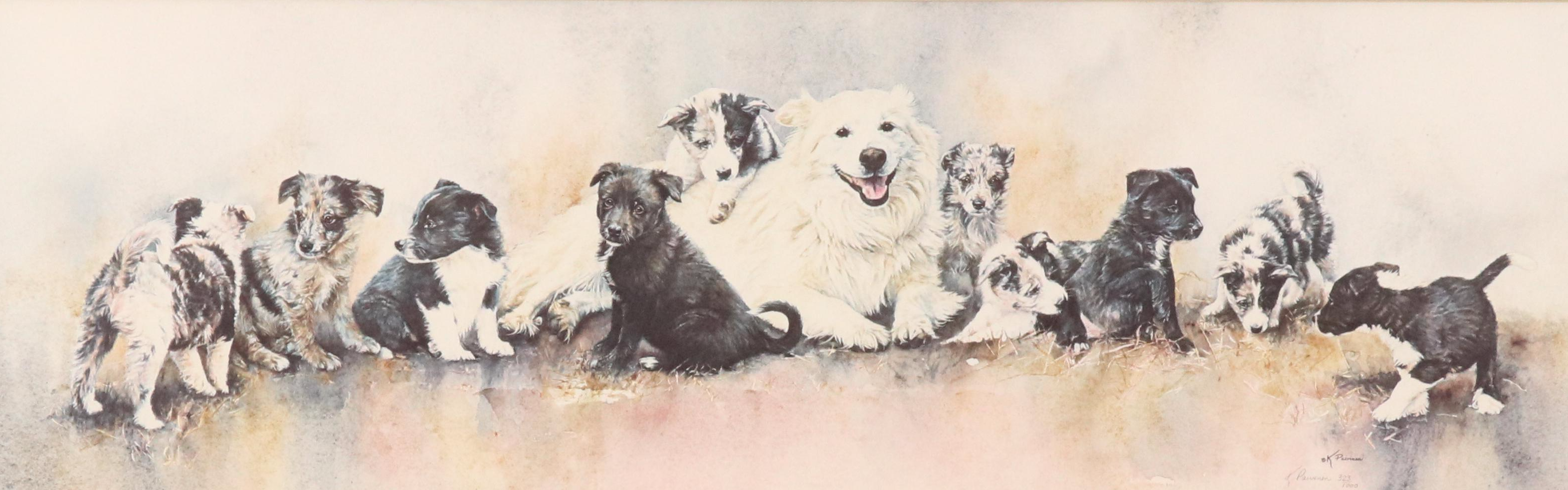 Kathy Paivinen Offset Lithograph After "All in the Family," 1990